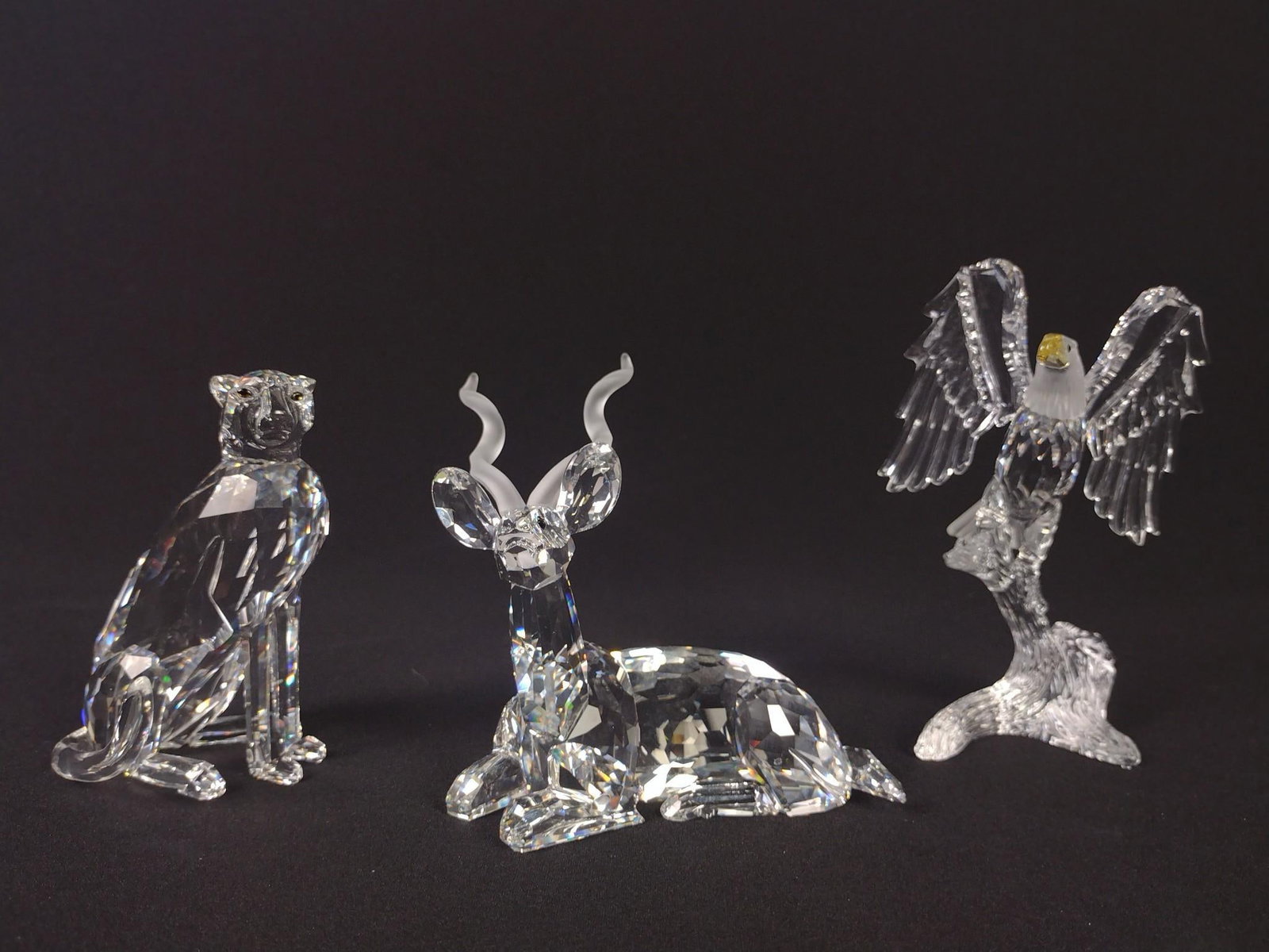 3 Swarovski Animals Incl Kudu (1 of 6)