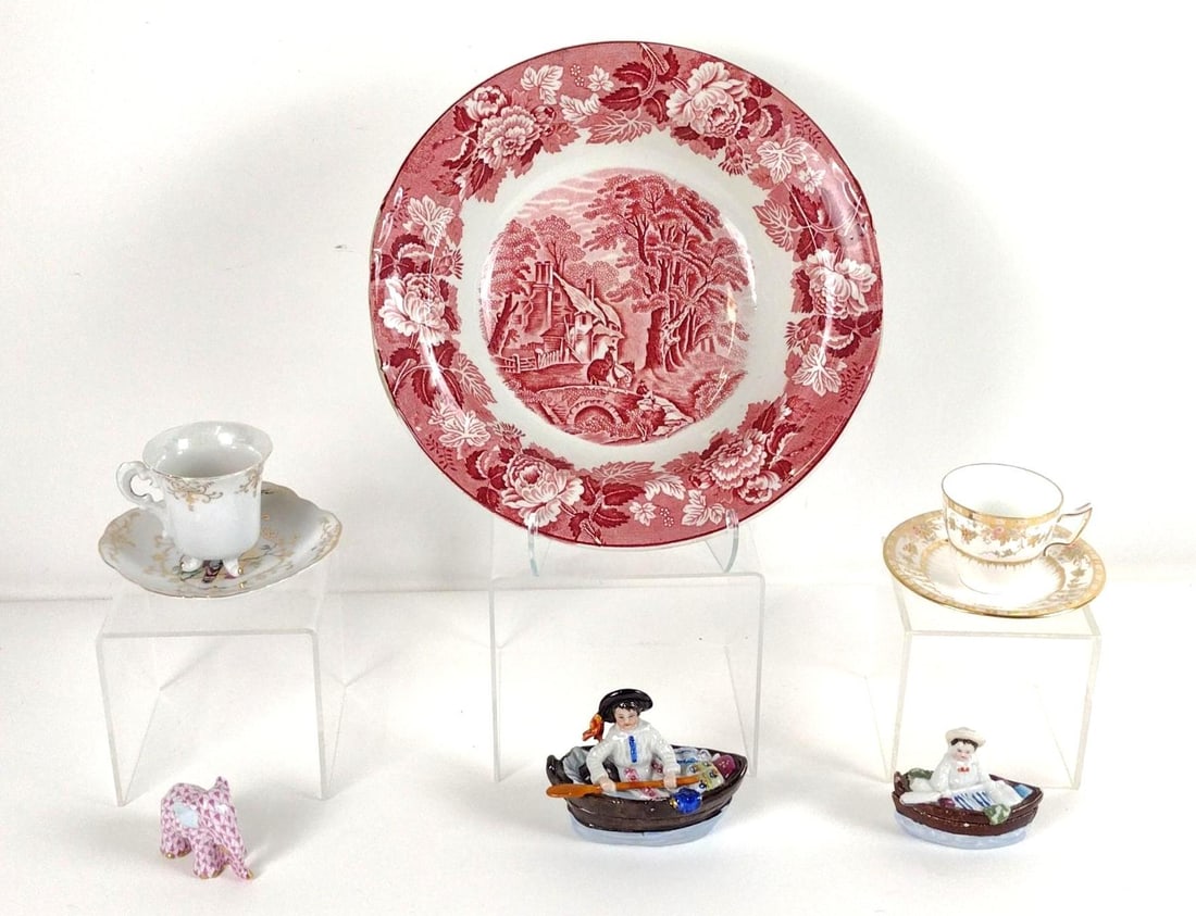 6 Ceramics incl. Herend Elephant (1 of 5)