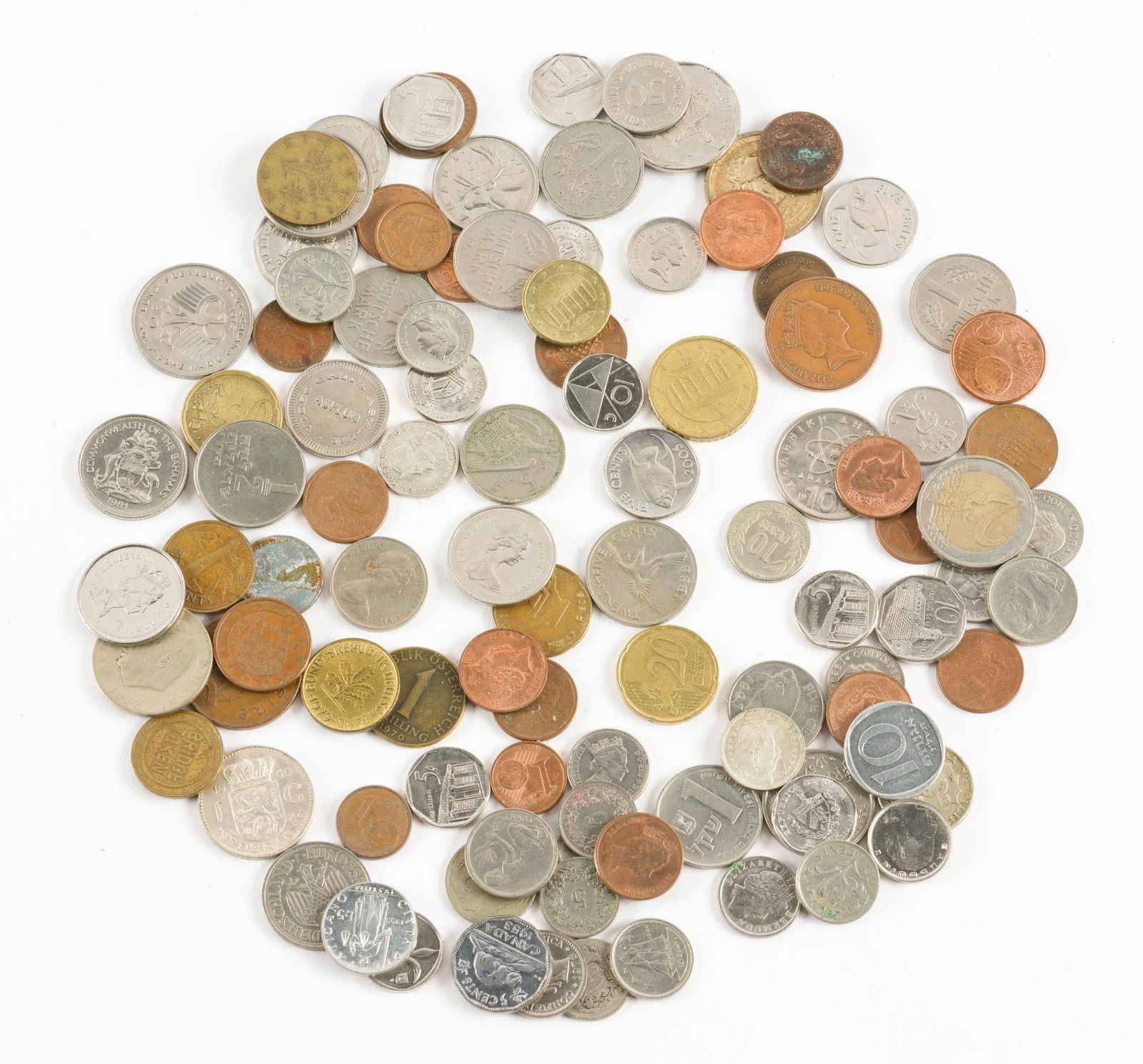 Collection Of Coins Incl. American, European, Canadian, Israeli (1 of 5)