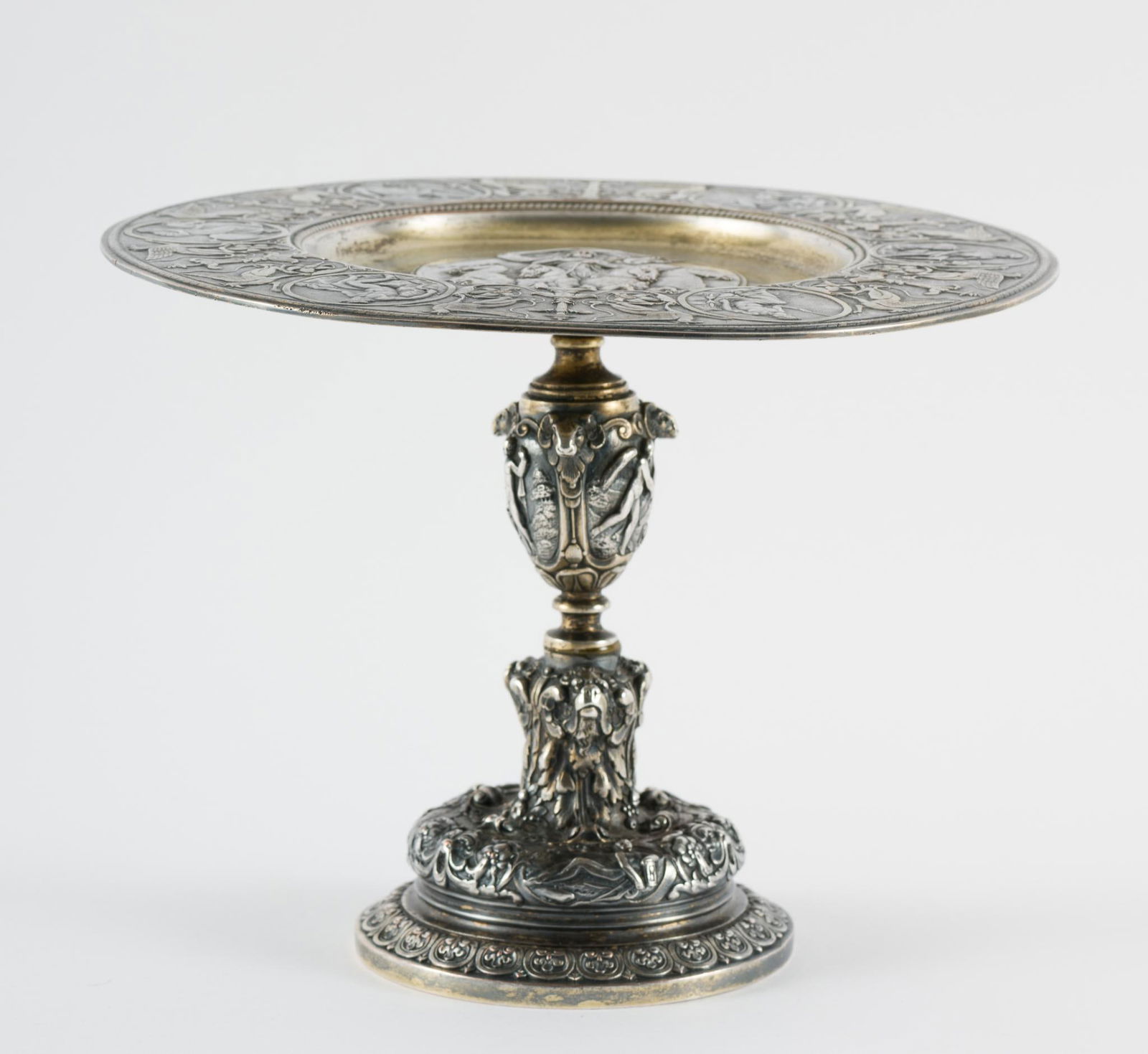 Elkington & Co. Decorative Silverplate Tazza (1 of 5)