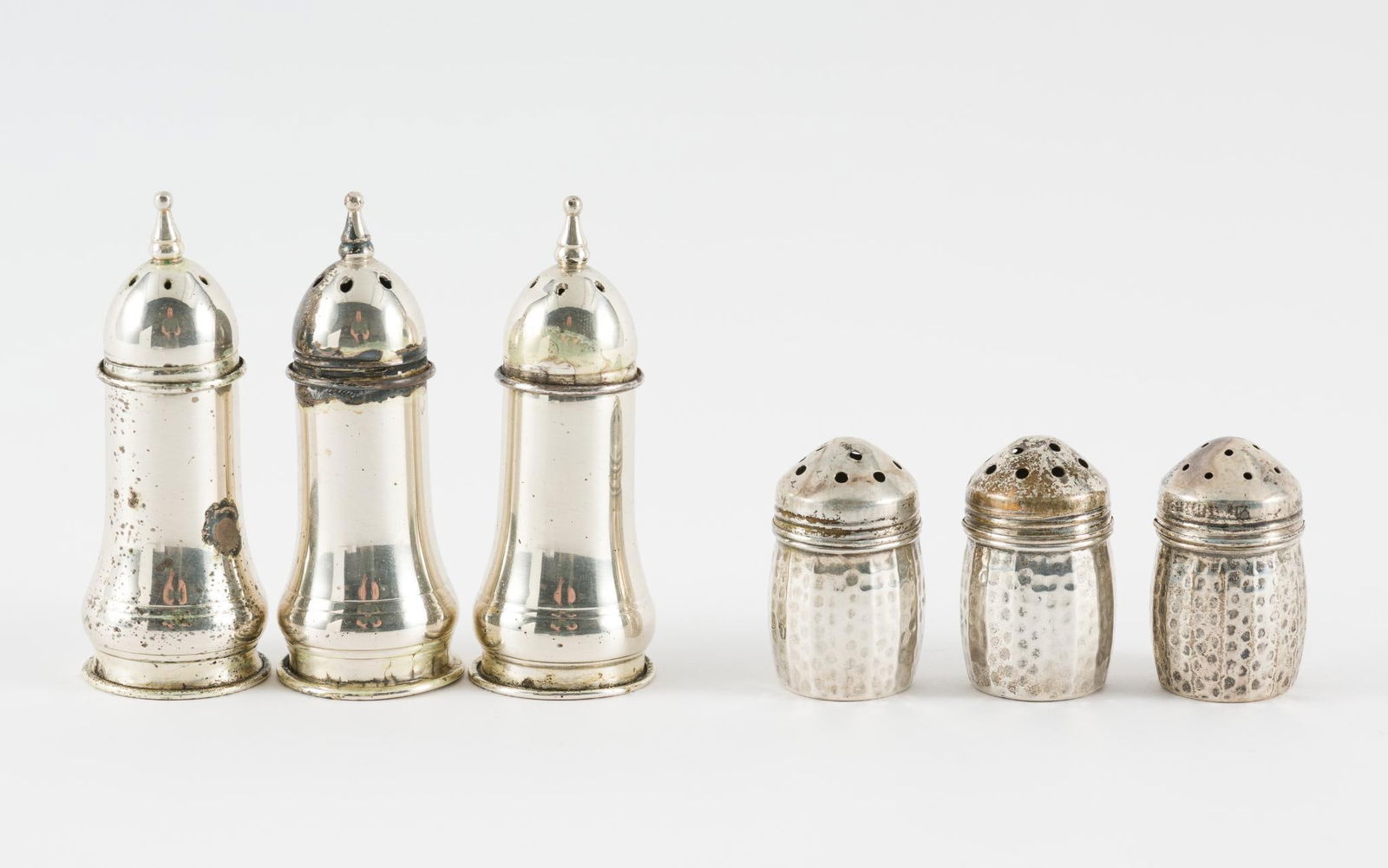 6 Sterling Salt & Pepper Shakers Incl. Weidlich (1 of 5)
