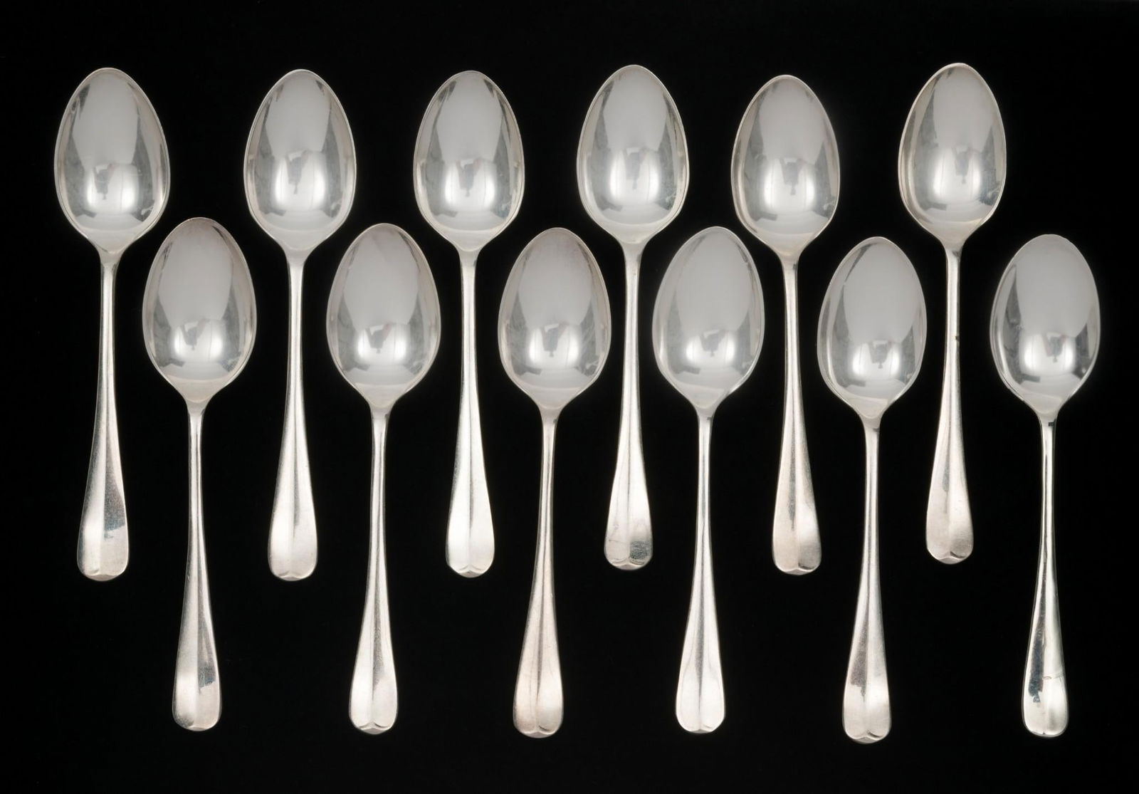 11 English Sterling Tea Spoons (1 of 3)