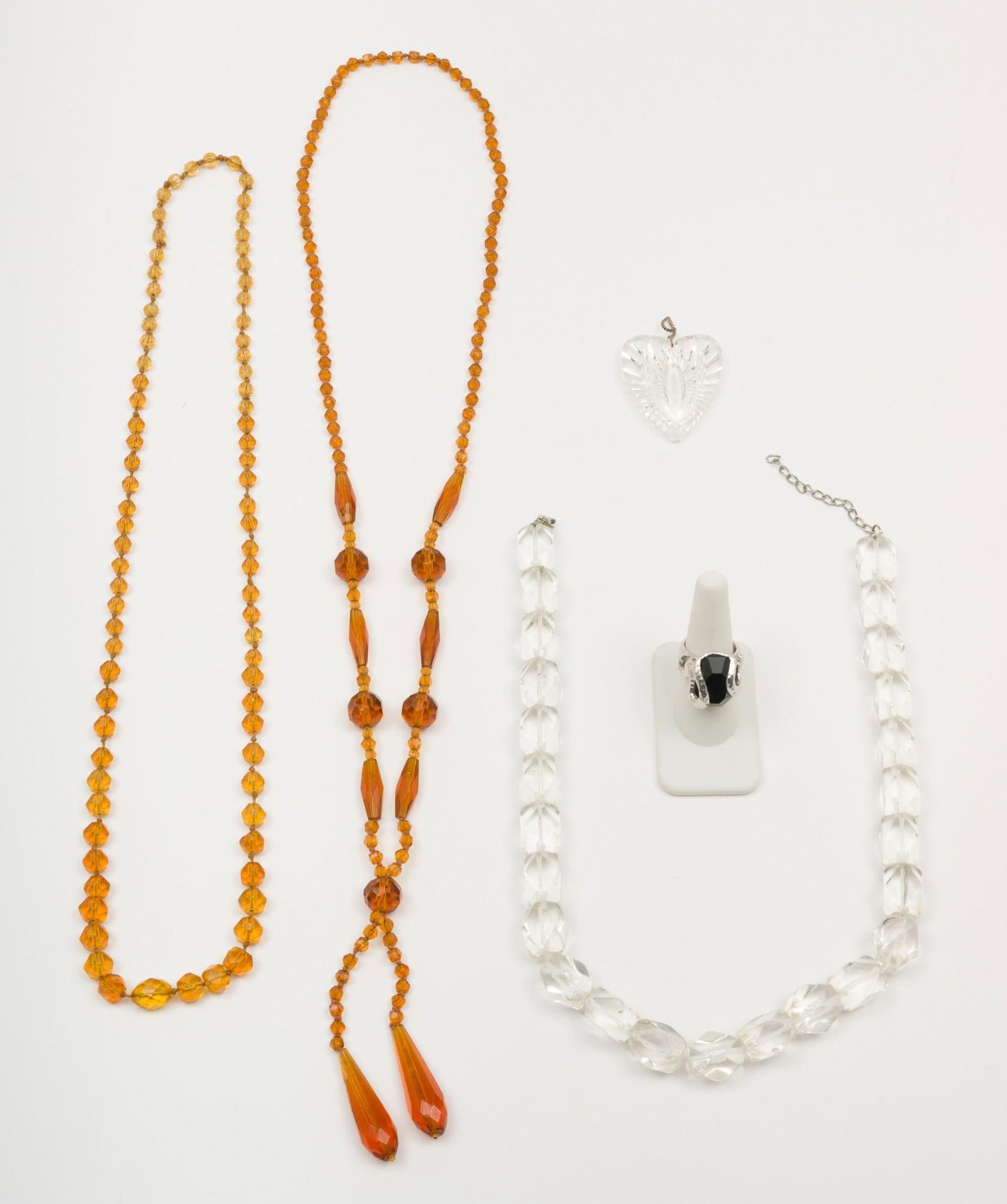 5 Pcs. Jewelry Incl Modernist Ring (1 of 9)