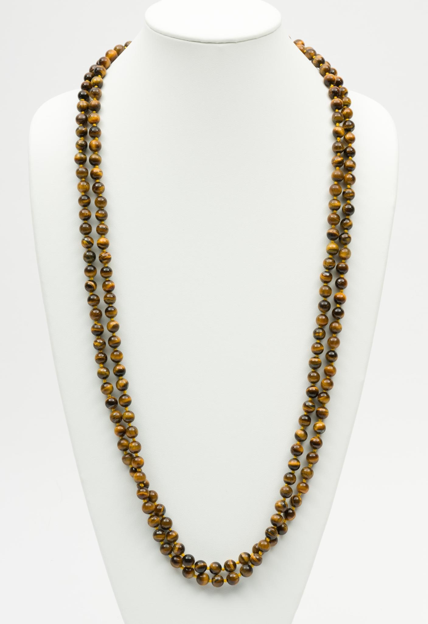 Tiger's Eye Beaded Necklace (1 of 3)