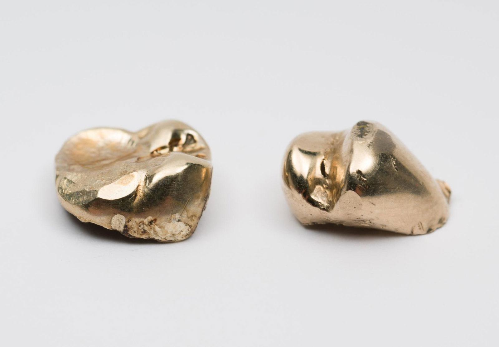 2 Gold Teeth: Dental gold. 1.8 total dwt/2.8 g. AJ.