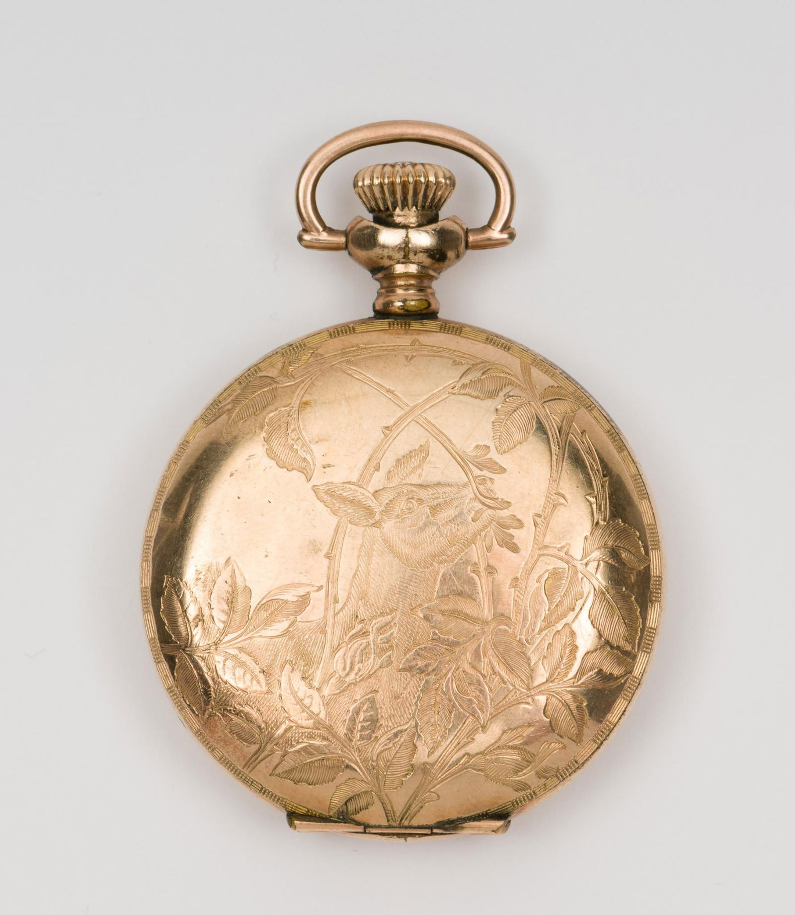 Worcester Pocket Watch in Decorative Ajax Case (1 of 5)