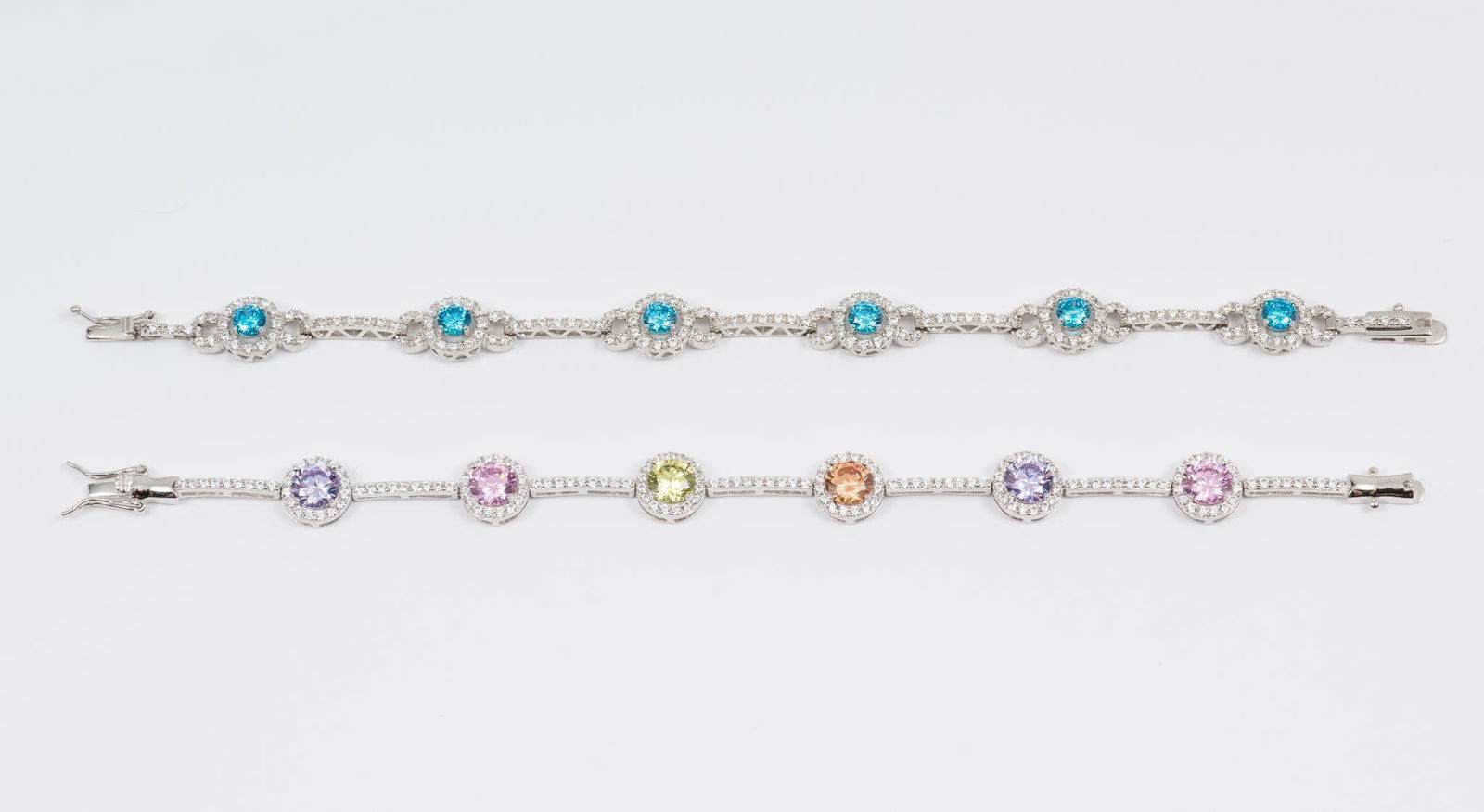 4 Bracelets Incl. Sterling & CZ (1 of 15)