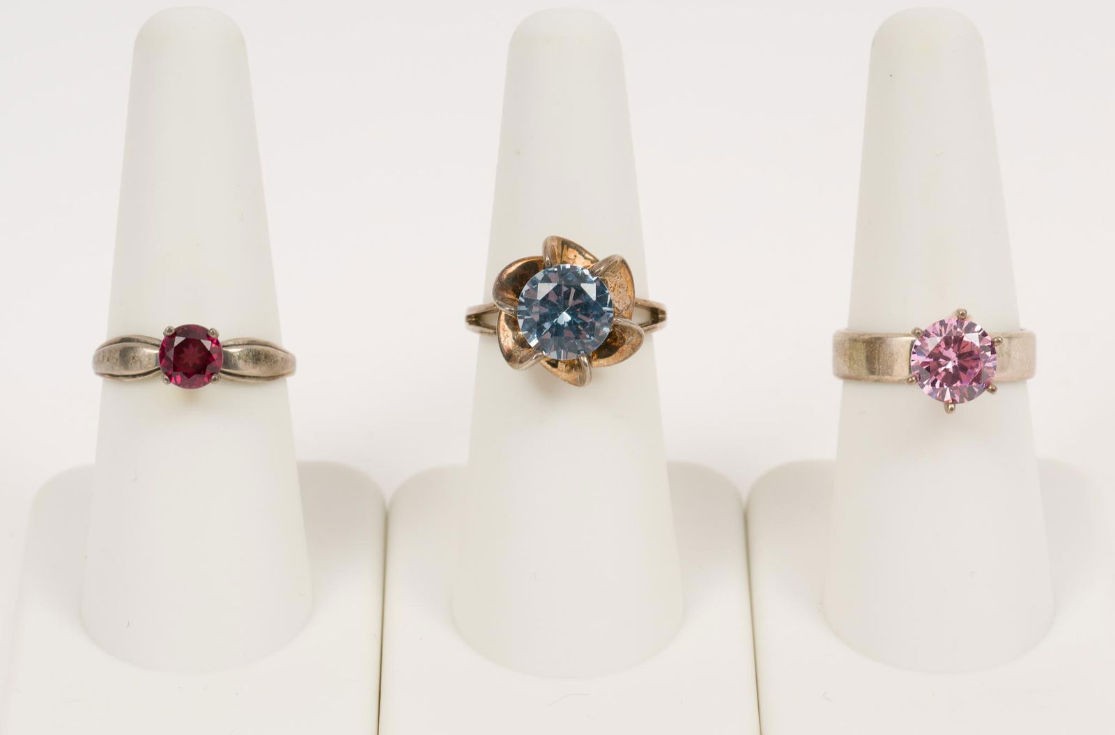 3 Sterling Fashion Rings incl Mexico (1 of 10)