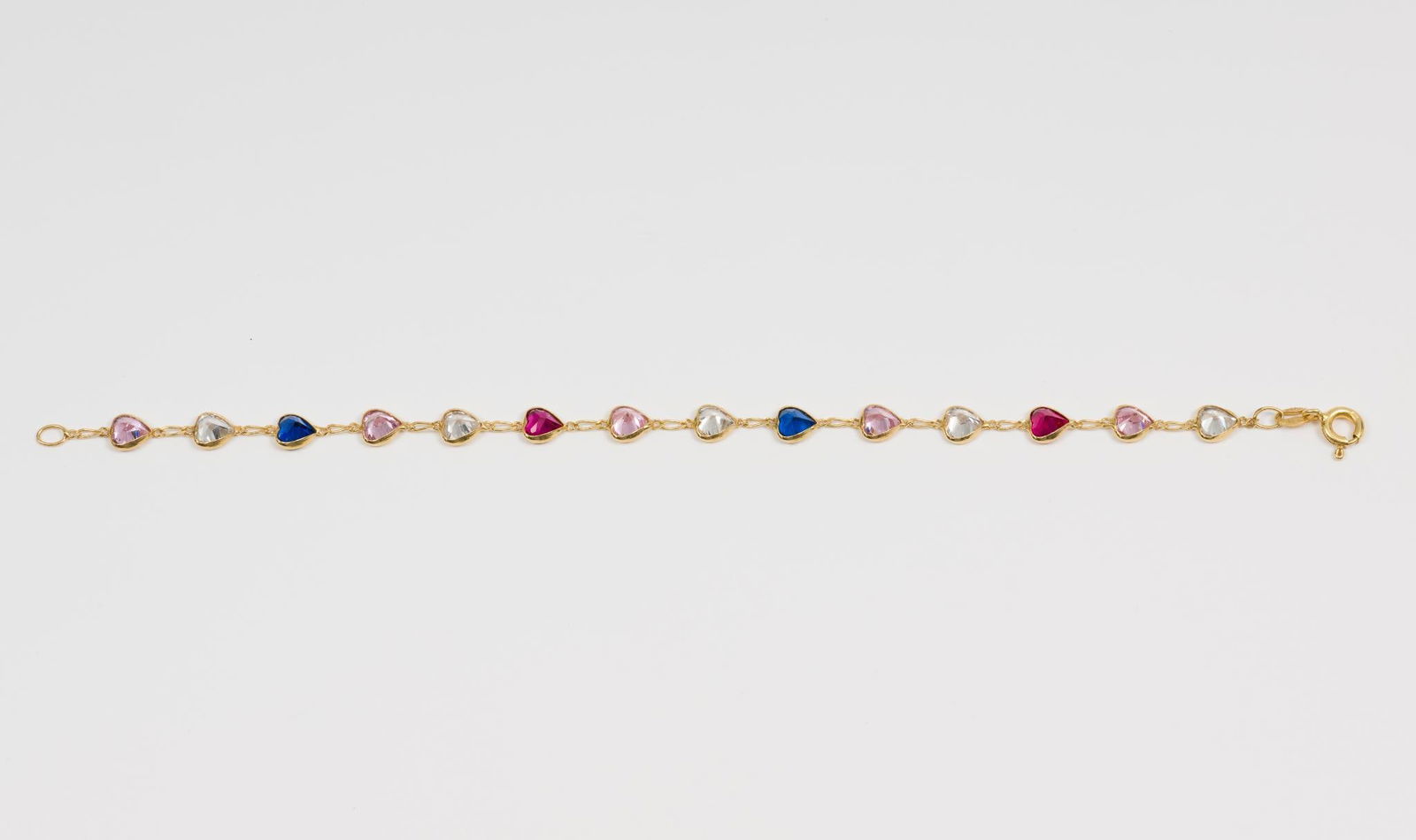 14K Gold Gemstone Bracelet (1 of 6)