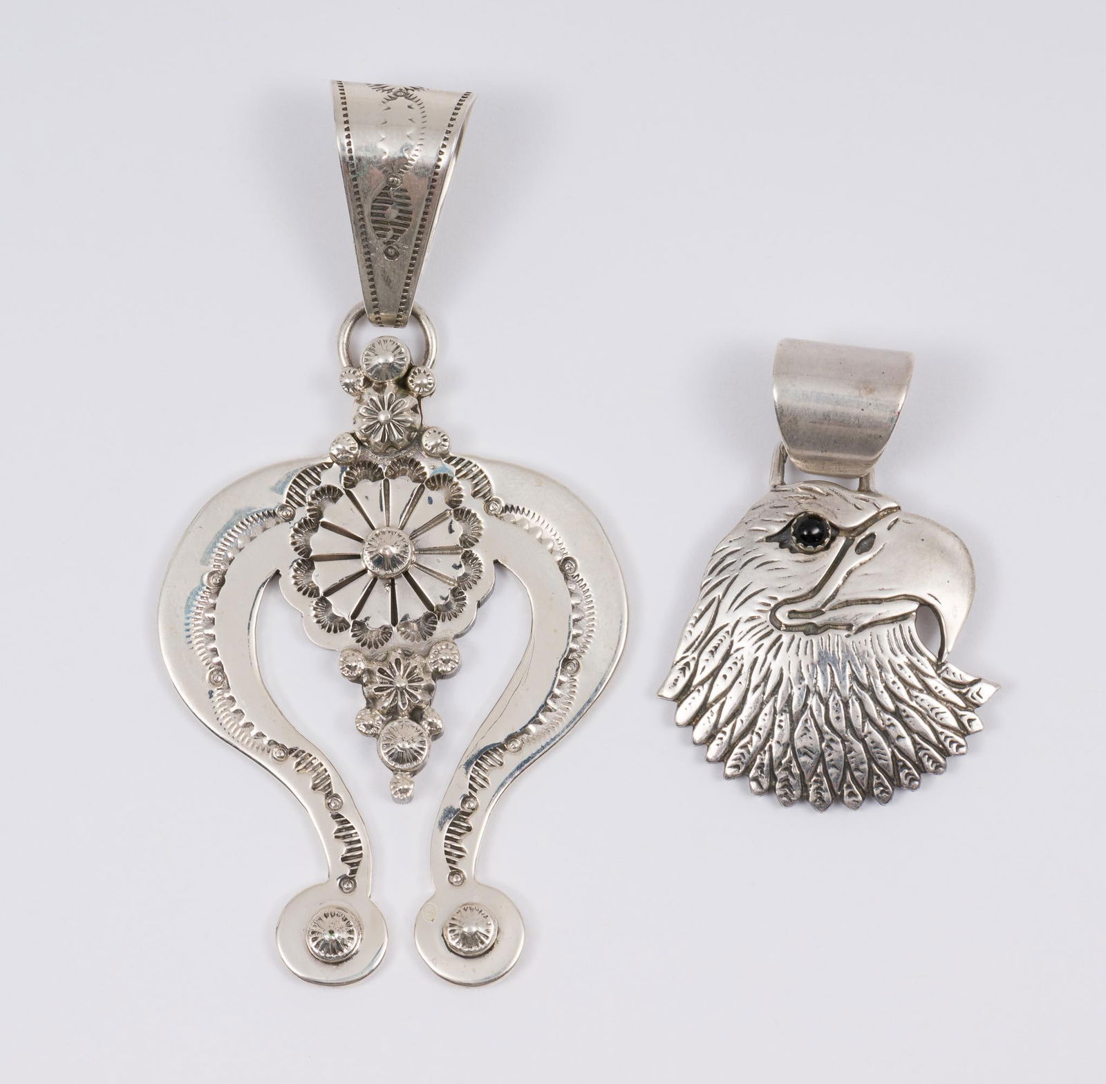 Two Sterling Pendants incl Running Bear Trading (1 of 5)