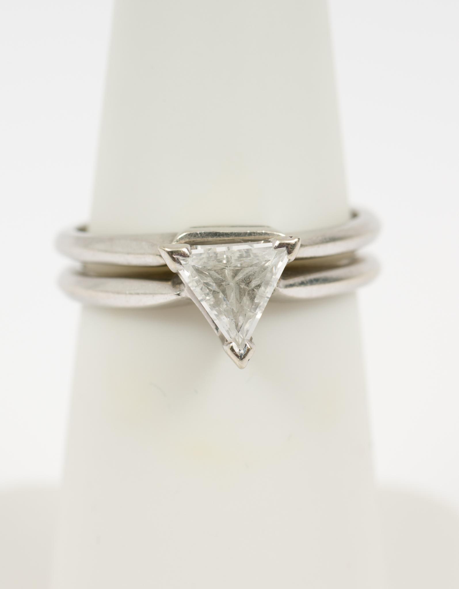 14k White Gold & Diamond Wedding Set (1 of 9)