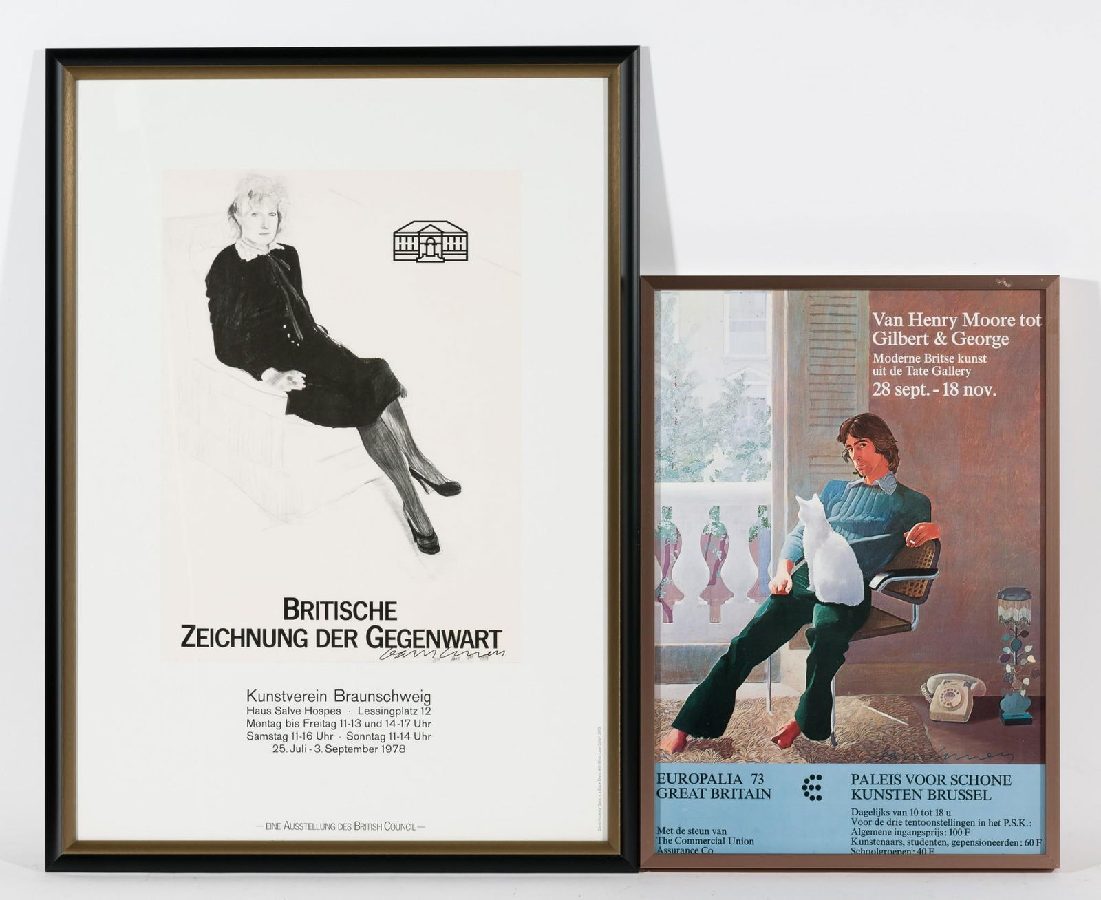 2 David Hockney Signed Posters (1 of 8)