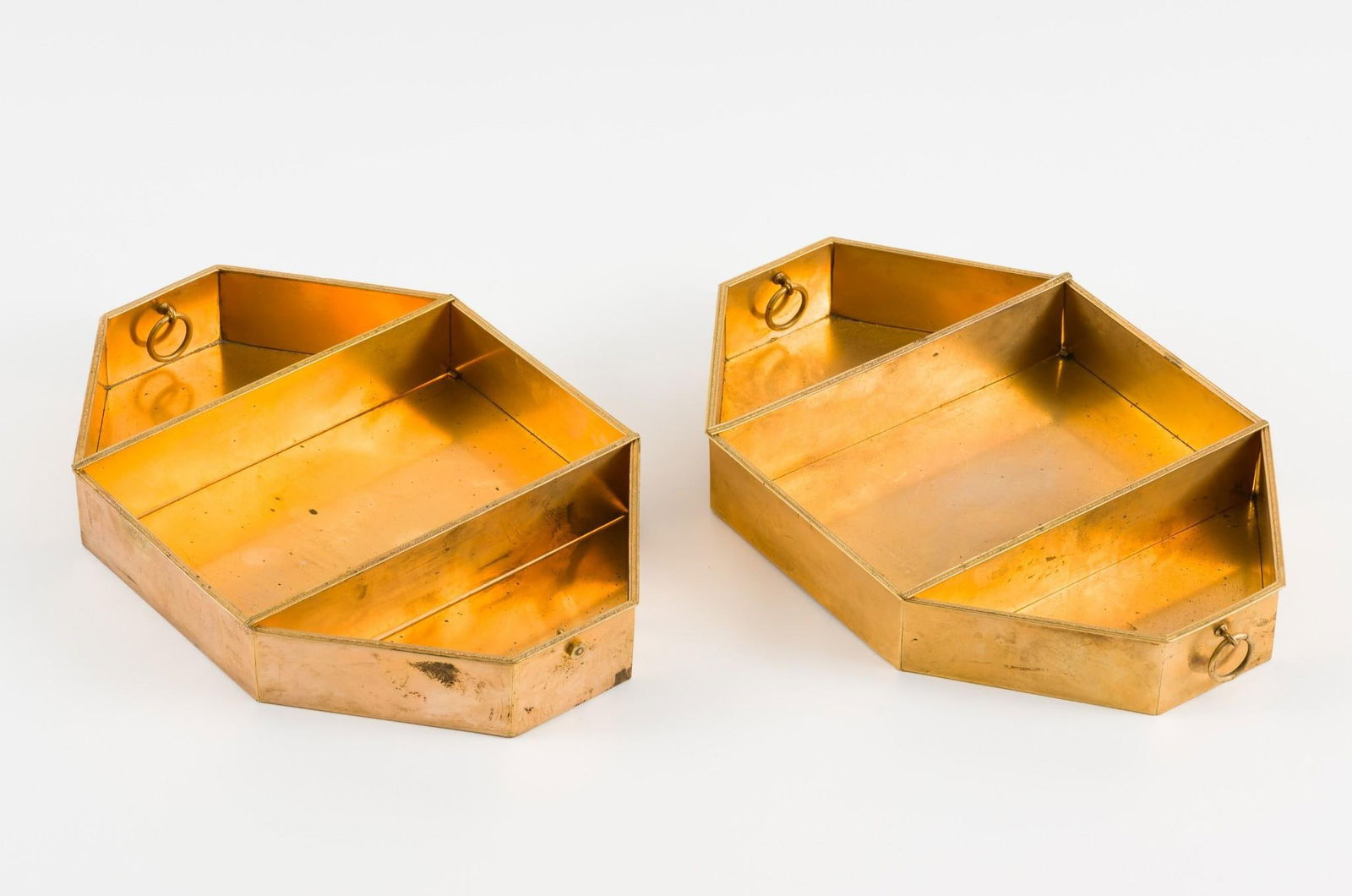 2 Gilt Bronze Tray Inserts (1 of 4)