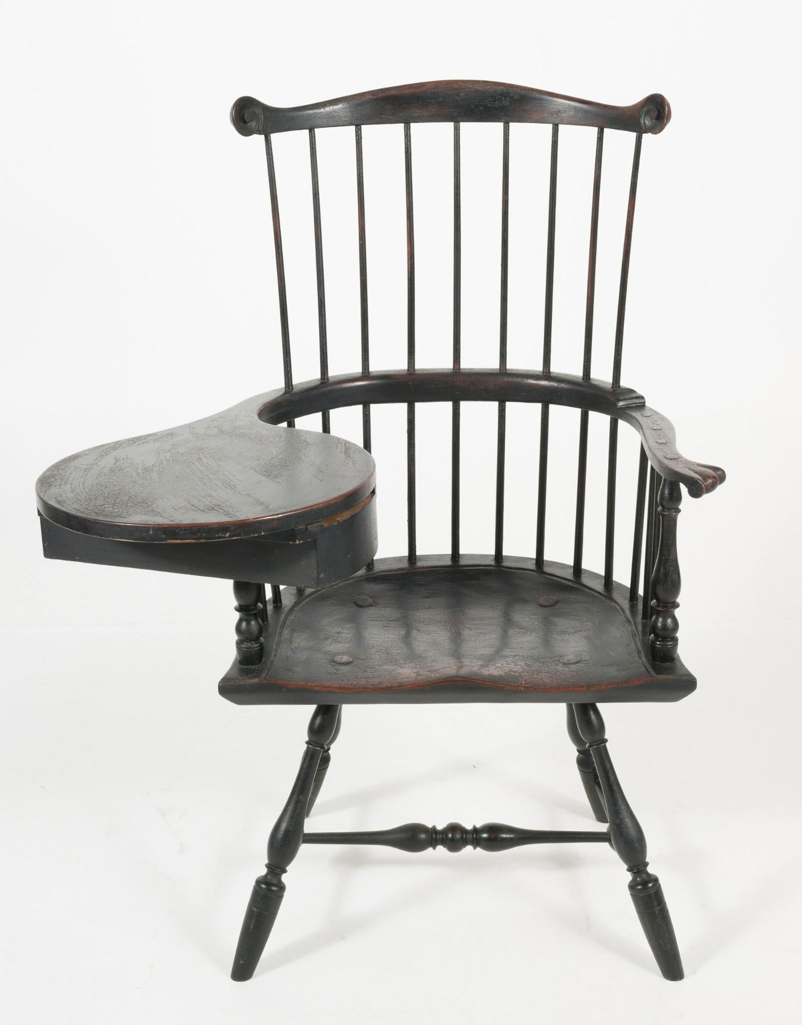 Colonial Revival Comb Back Windsor Writing Chair (1 of 11)