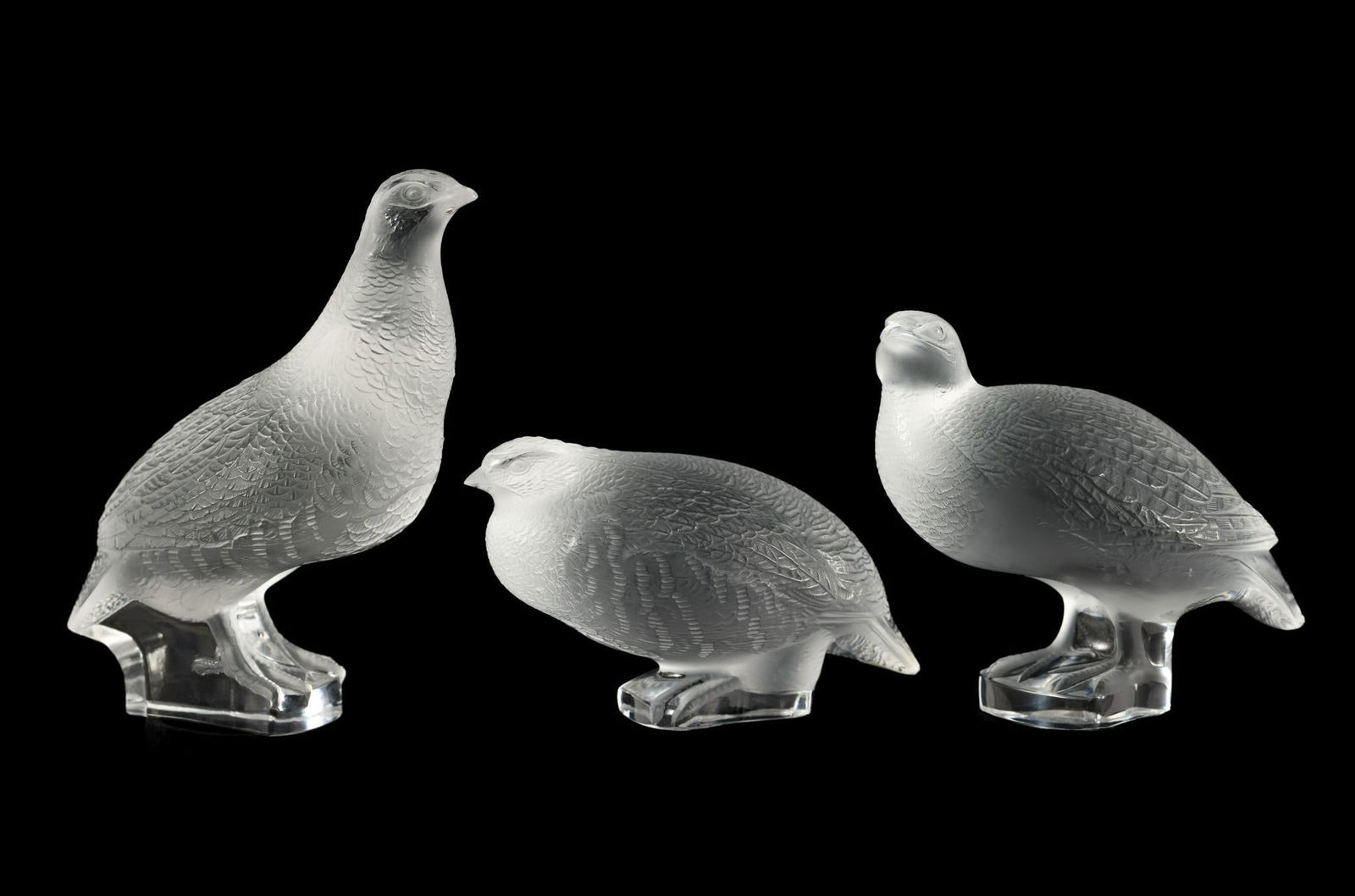 3 Lalique Frosted Quail (1 of 11)