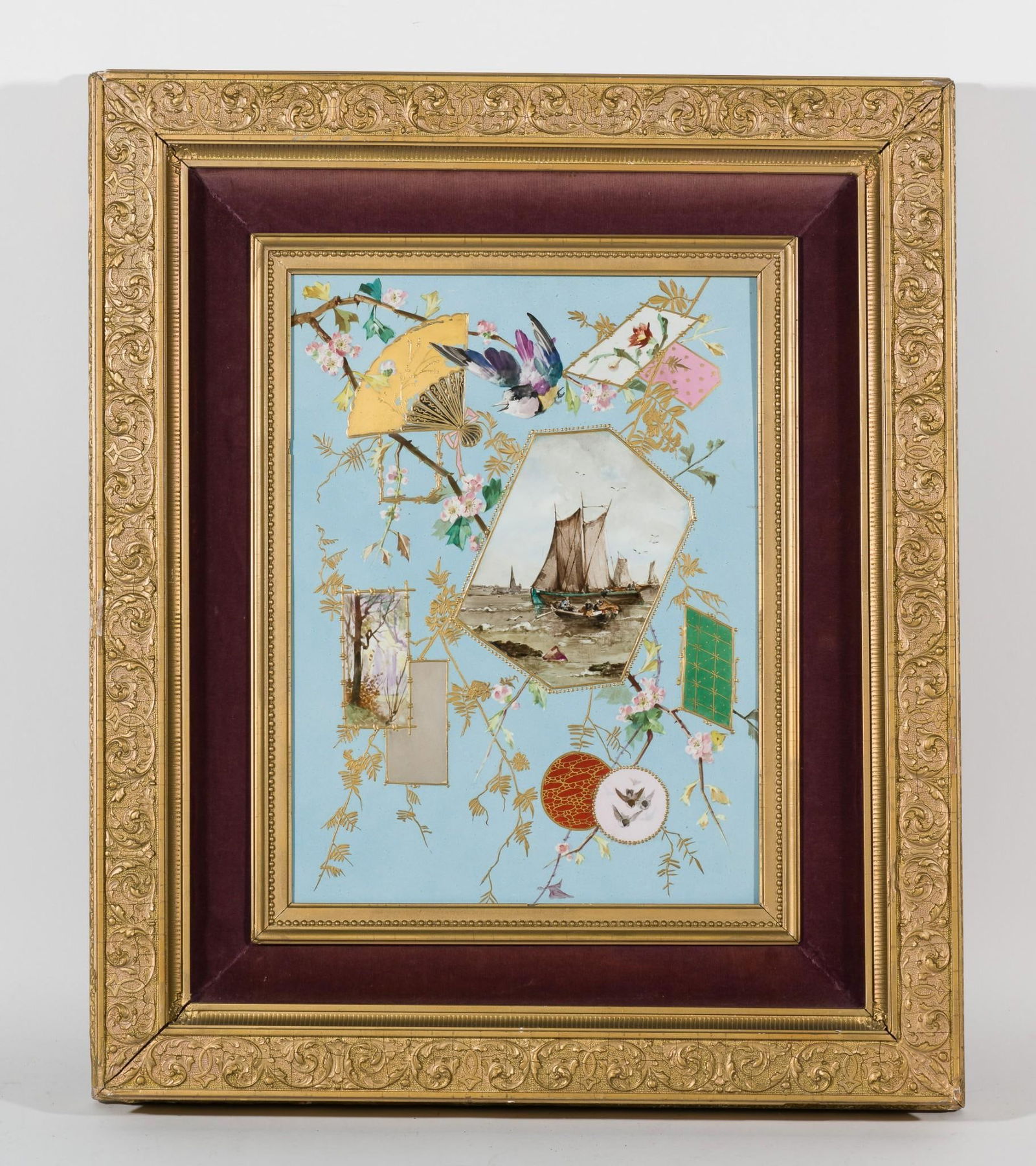 Aesthetic Movement Porcelain Plaque (1 of 5)