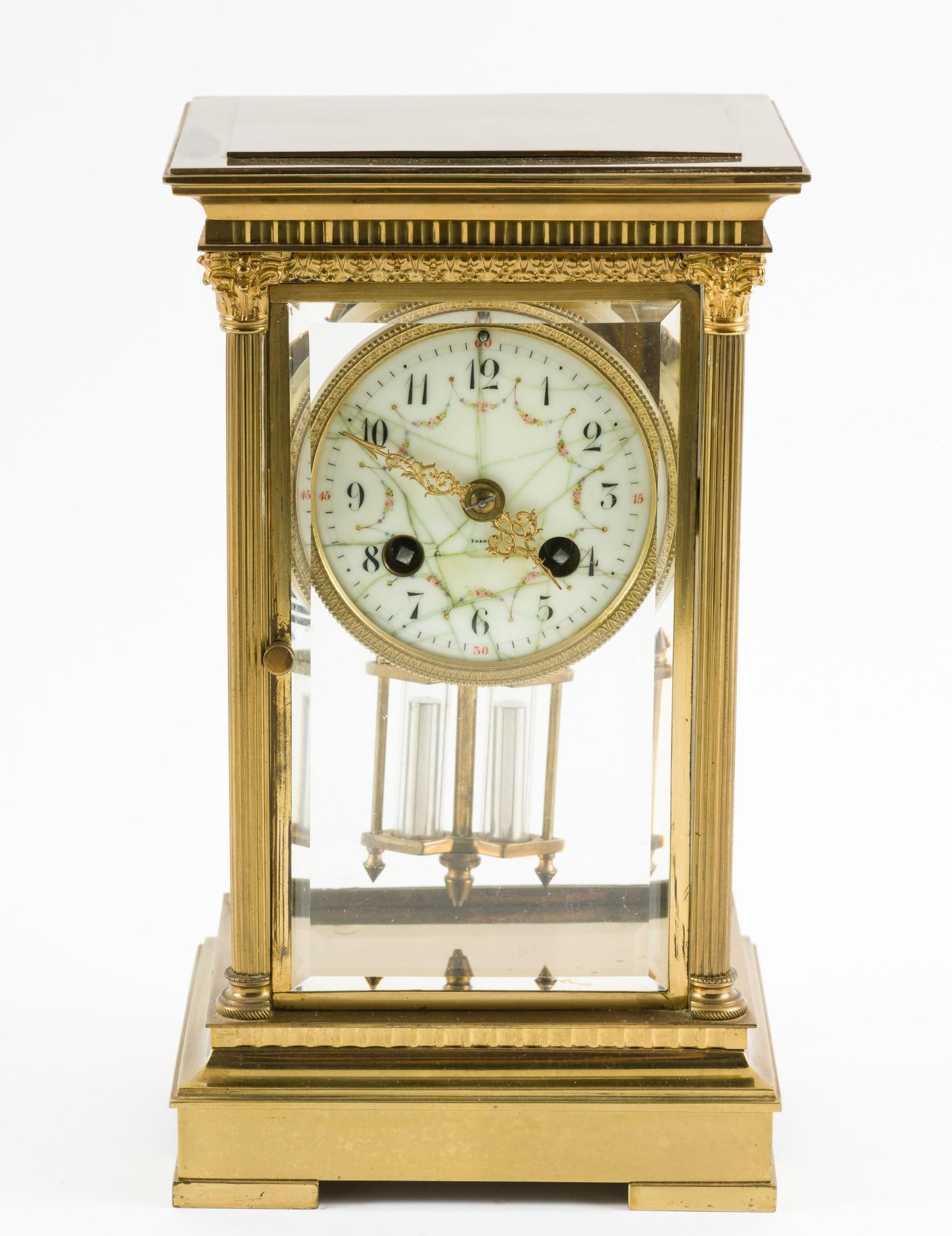 Tiffany & Co. French Crystal Regulator Clock (1 of 8)