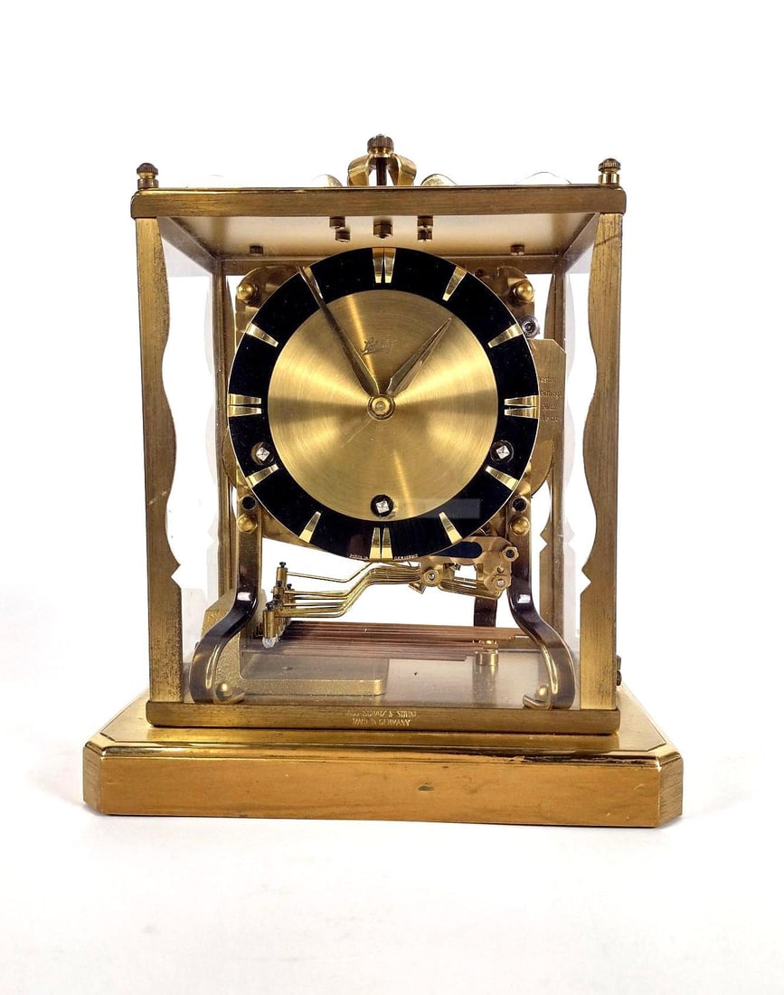 Shatz German Brass Mantel Clock (1 of 7)