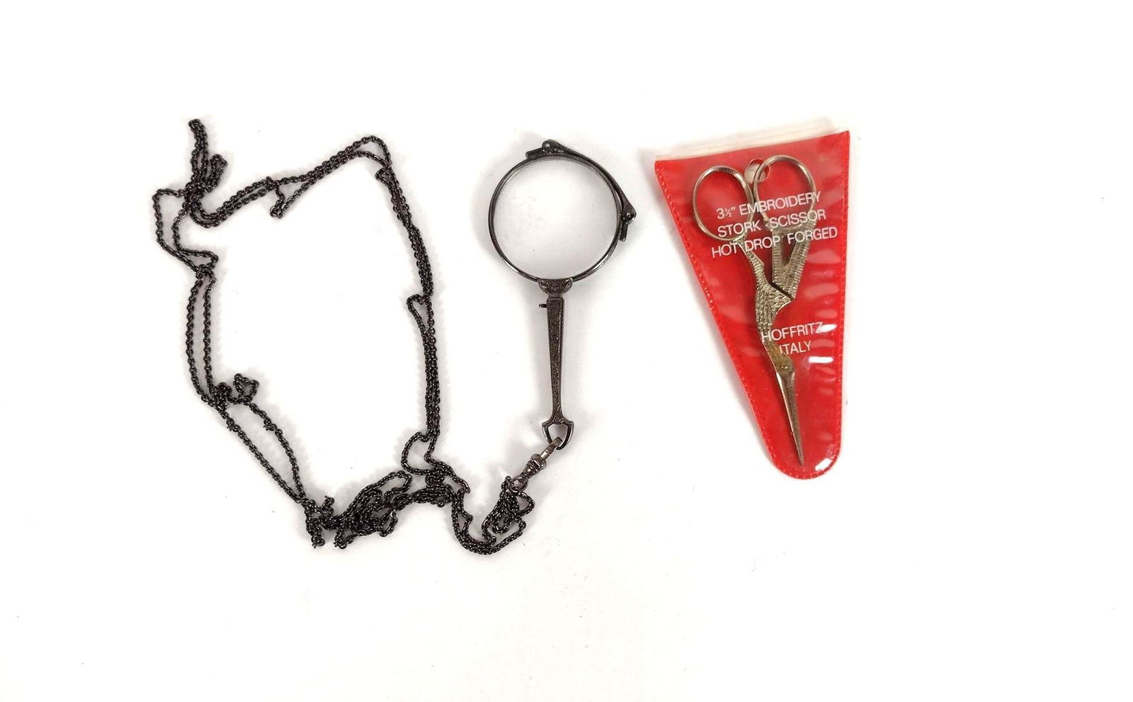 2 Pcs Stork Scissors & Lorgnette (1 of 5)