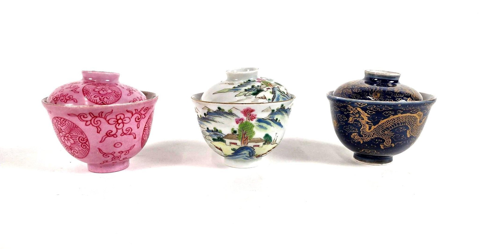 3 Chinese Tea Bowls (1 of 7)