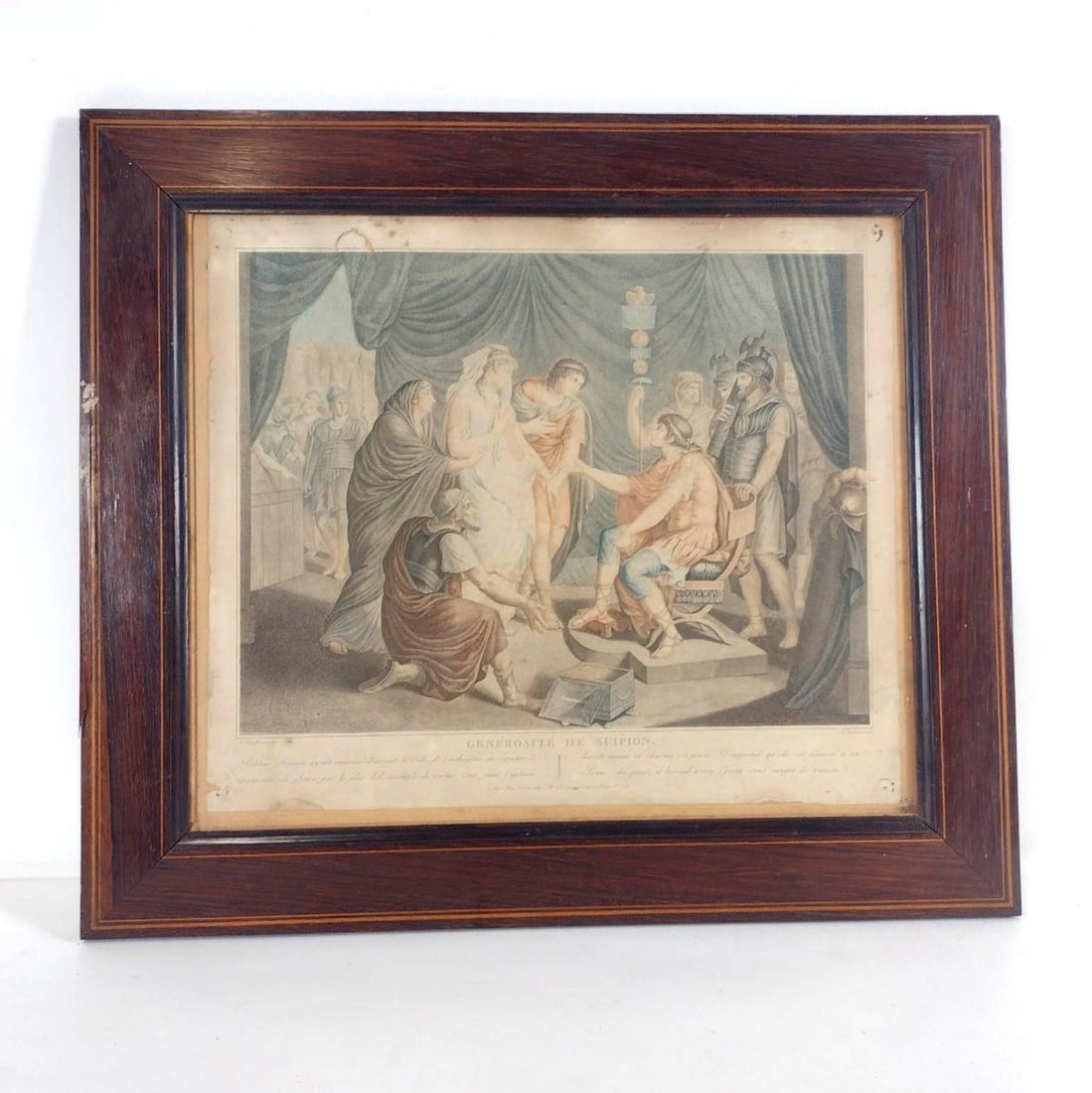 "Generosite De Scipion" Antique Print (1 of 3)