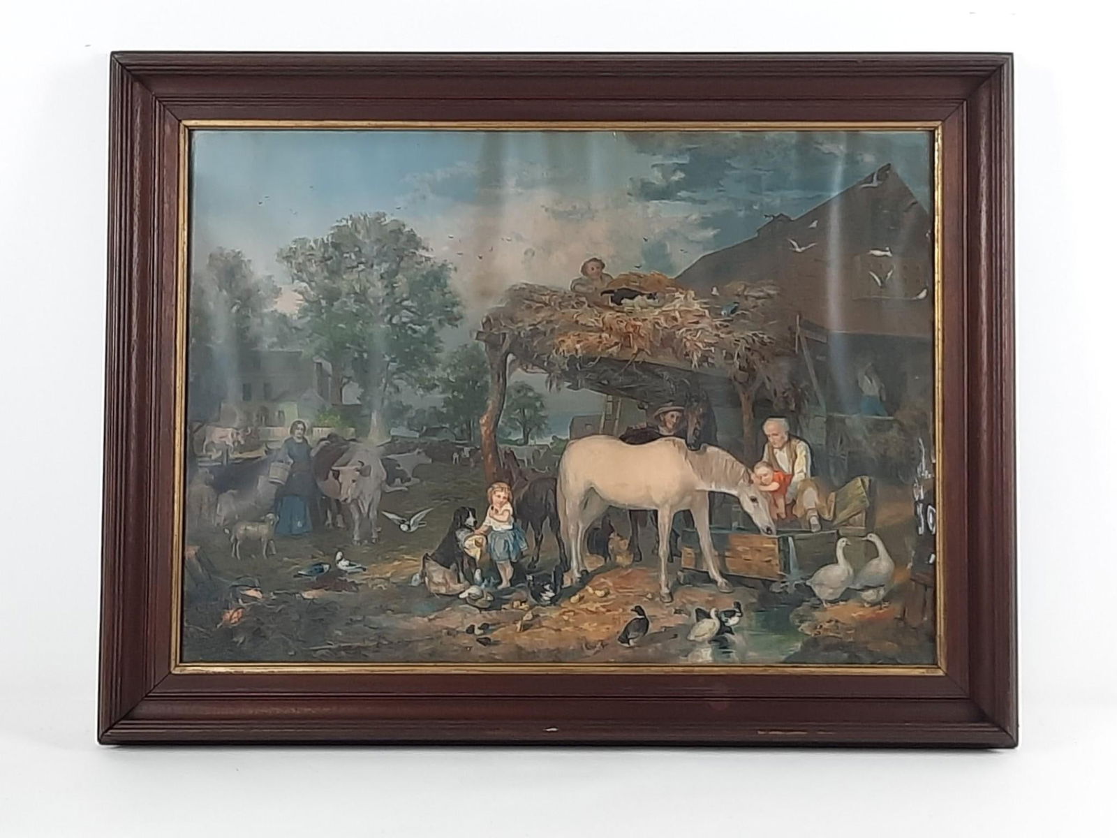 Joseph John Farm at Sunset Chromolithograph (1 of 3)