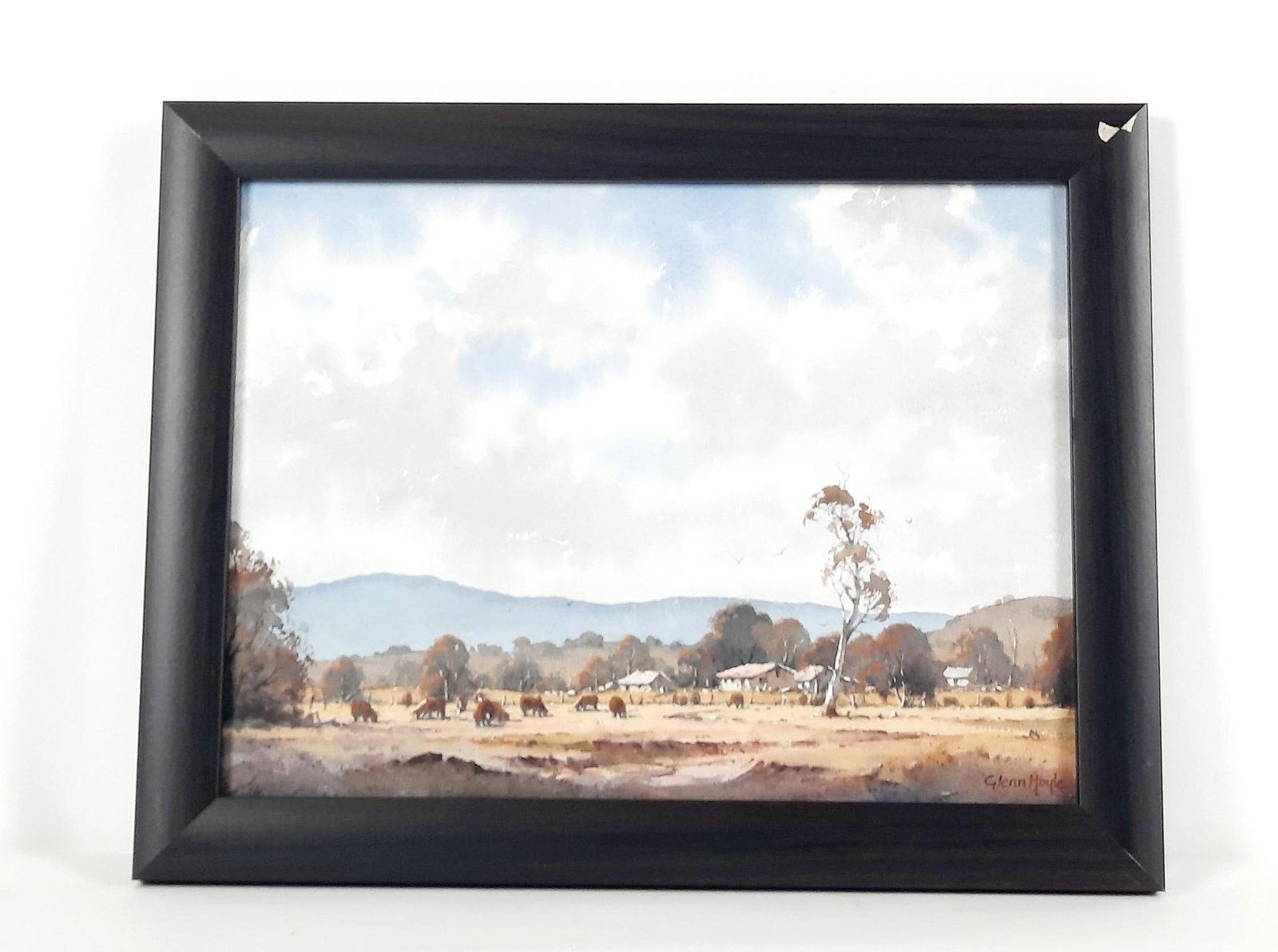 Glenn Hoyle Summer Pasture Watercolor (1 of 3)