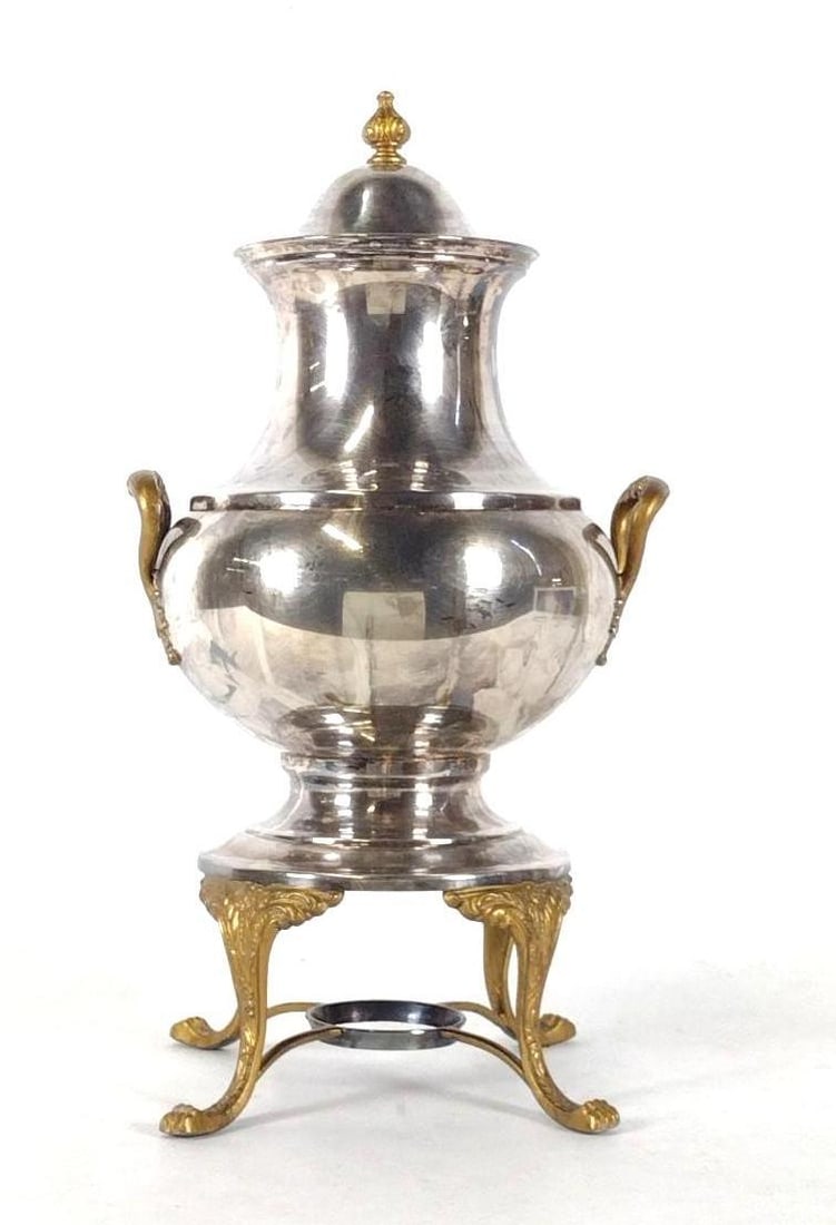 Reed and Barton Silverplate Hot Water Urn (1 of 3)