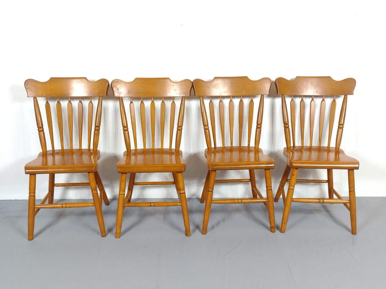 4 Plank Bottom Chairs (1 of 5)