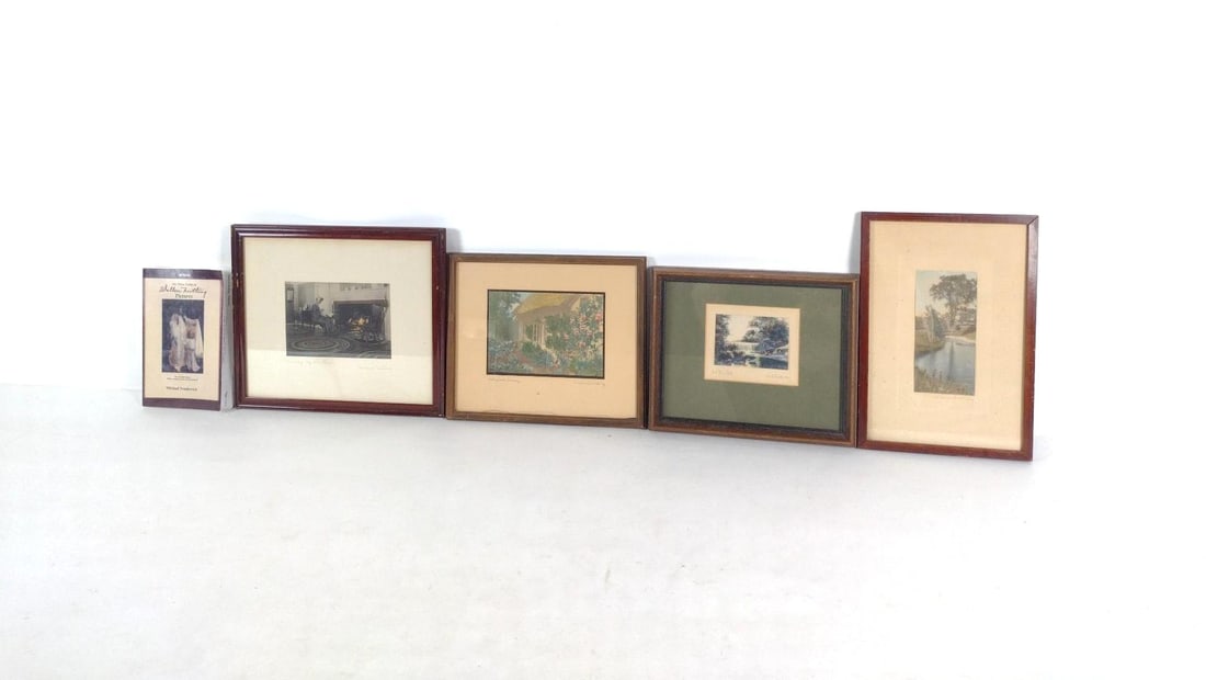 3 Wallace Nutting Prints and Fred Thompson Print (1 of 15)