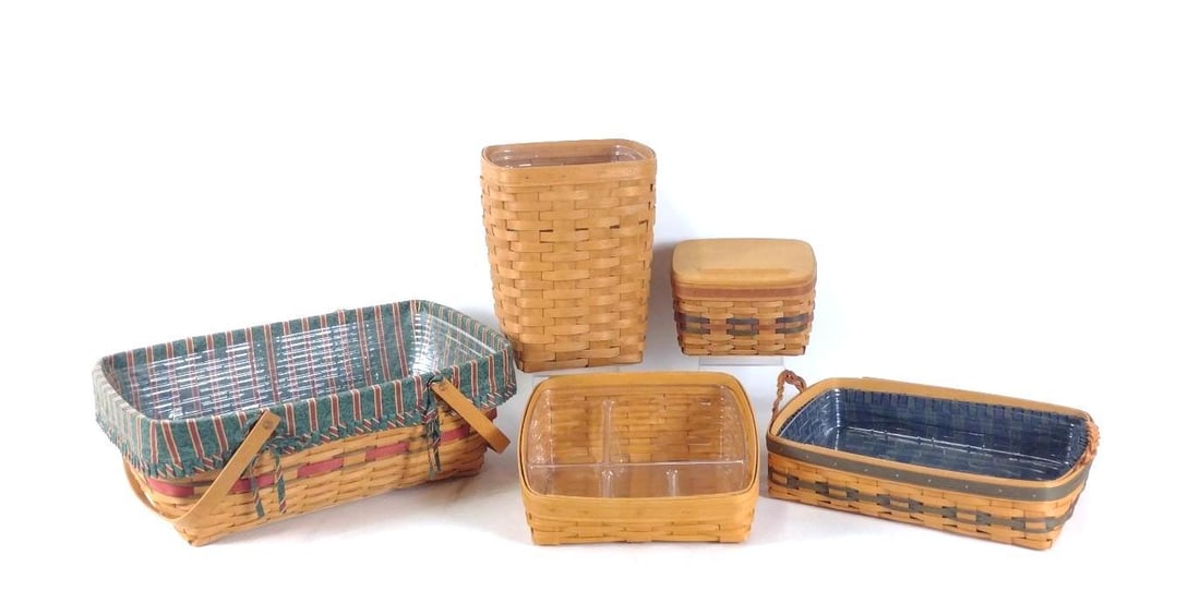 5  Longaberger Baskets incl Recipe Cards (1 of 11)