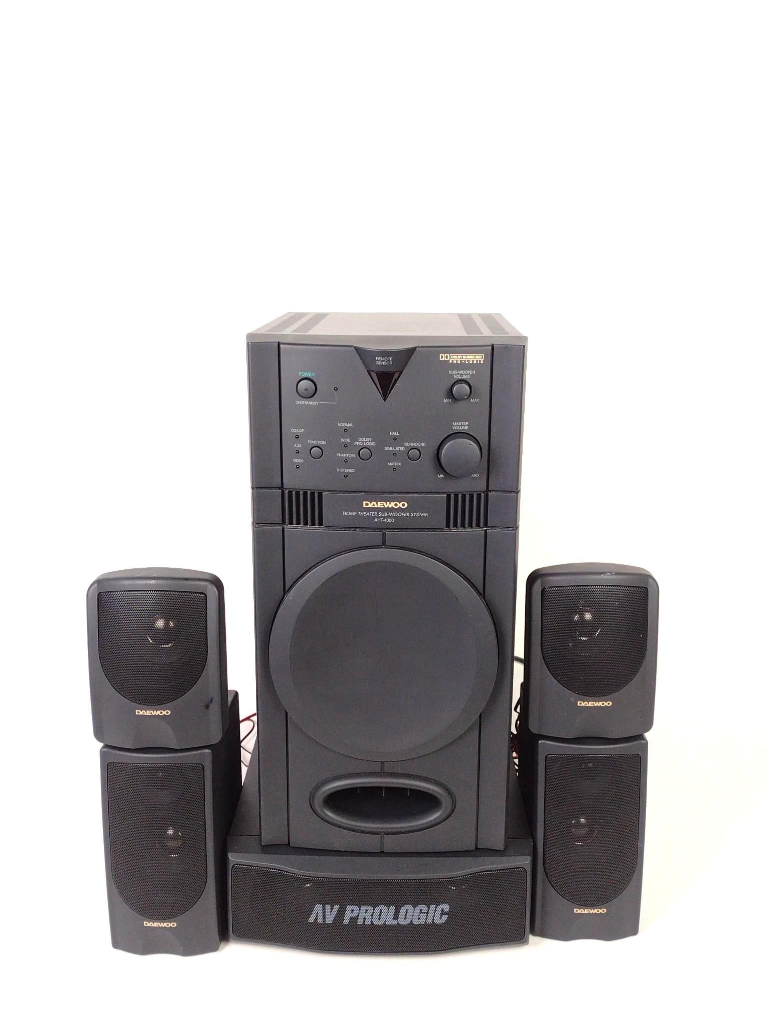 6 Daewoo Home Theater Sub Woofer System (1 of 6)