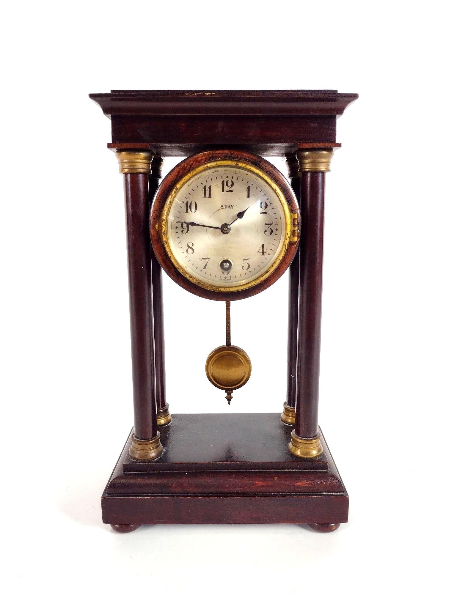 8 Day German Pillar Clock (1 of 5)