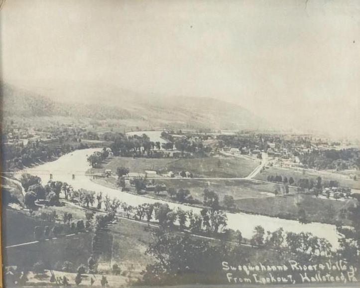 Susquehanna River and Valley From Lookout, Hallstead, PA Photograph (1 of 7)