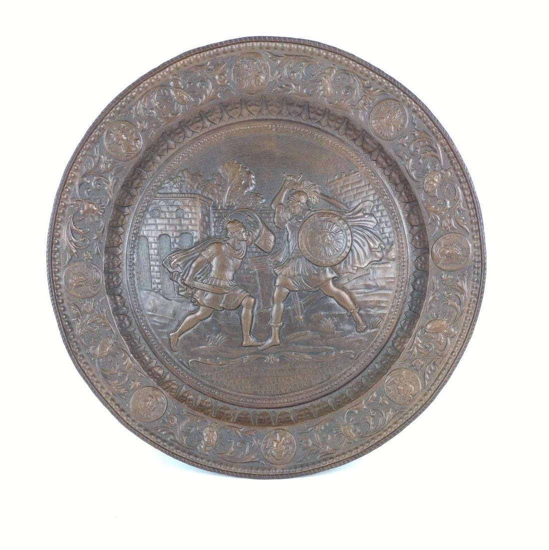 Copper Roman Battle Scene Plaque (1 of 4)