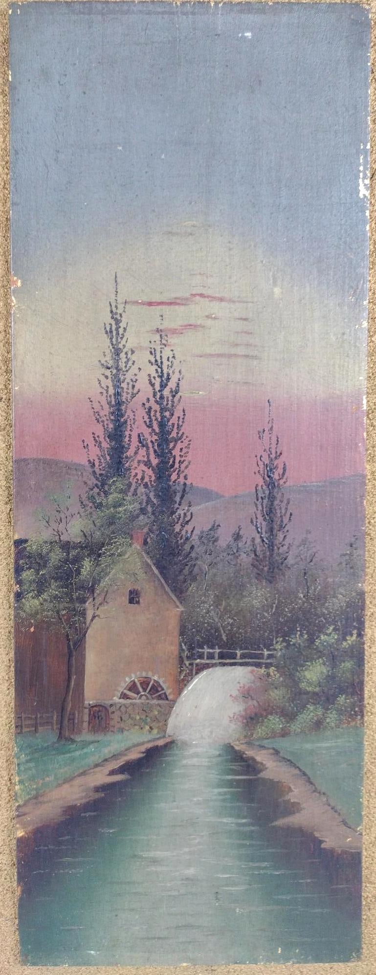 Antique Mill Painting (1 of 3)