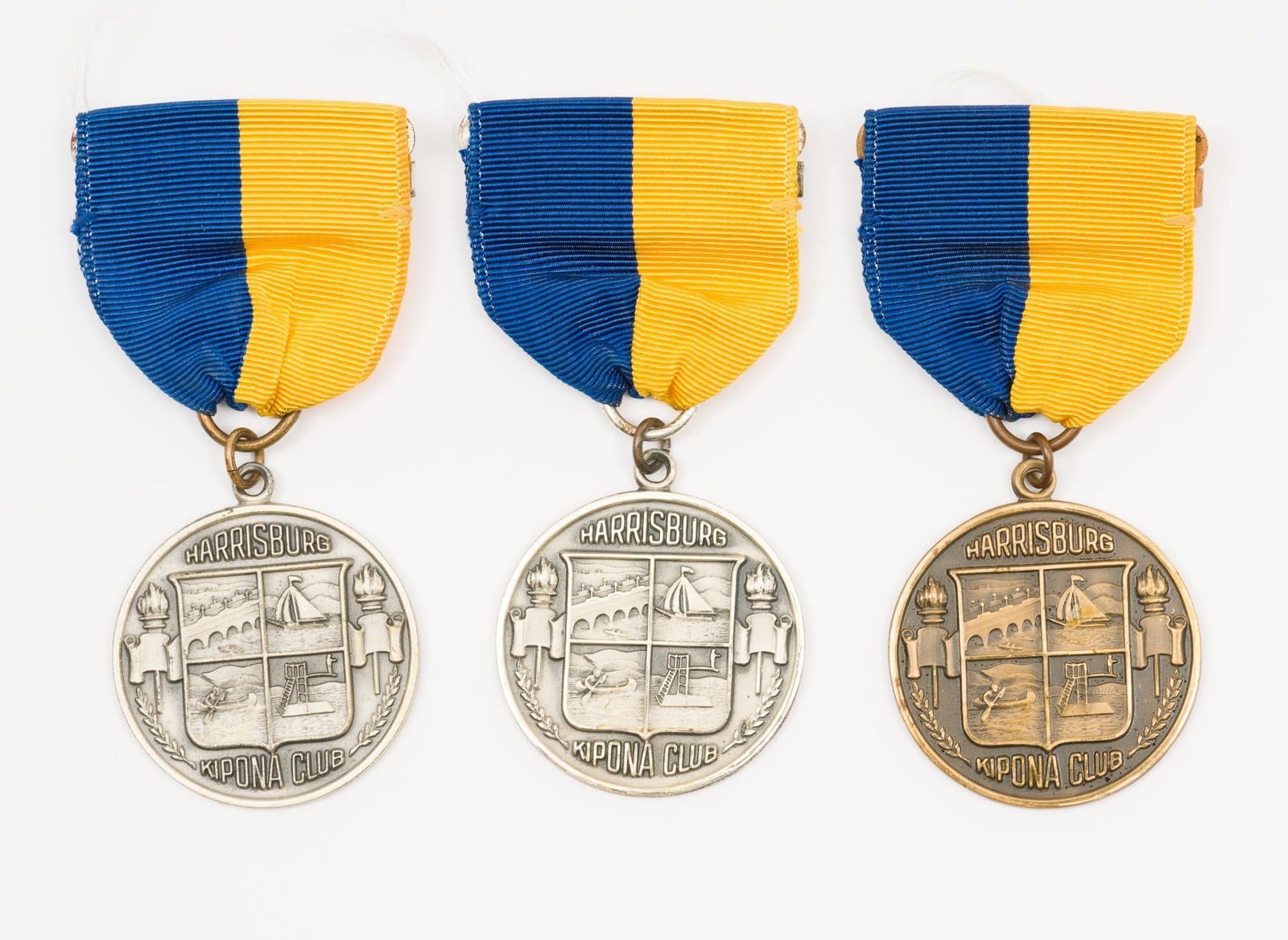 3 Harrisburg Kipona Club Balfour Sterling Medals (1 of 6)