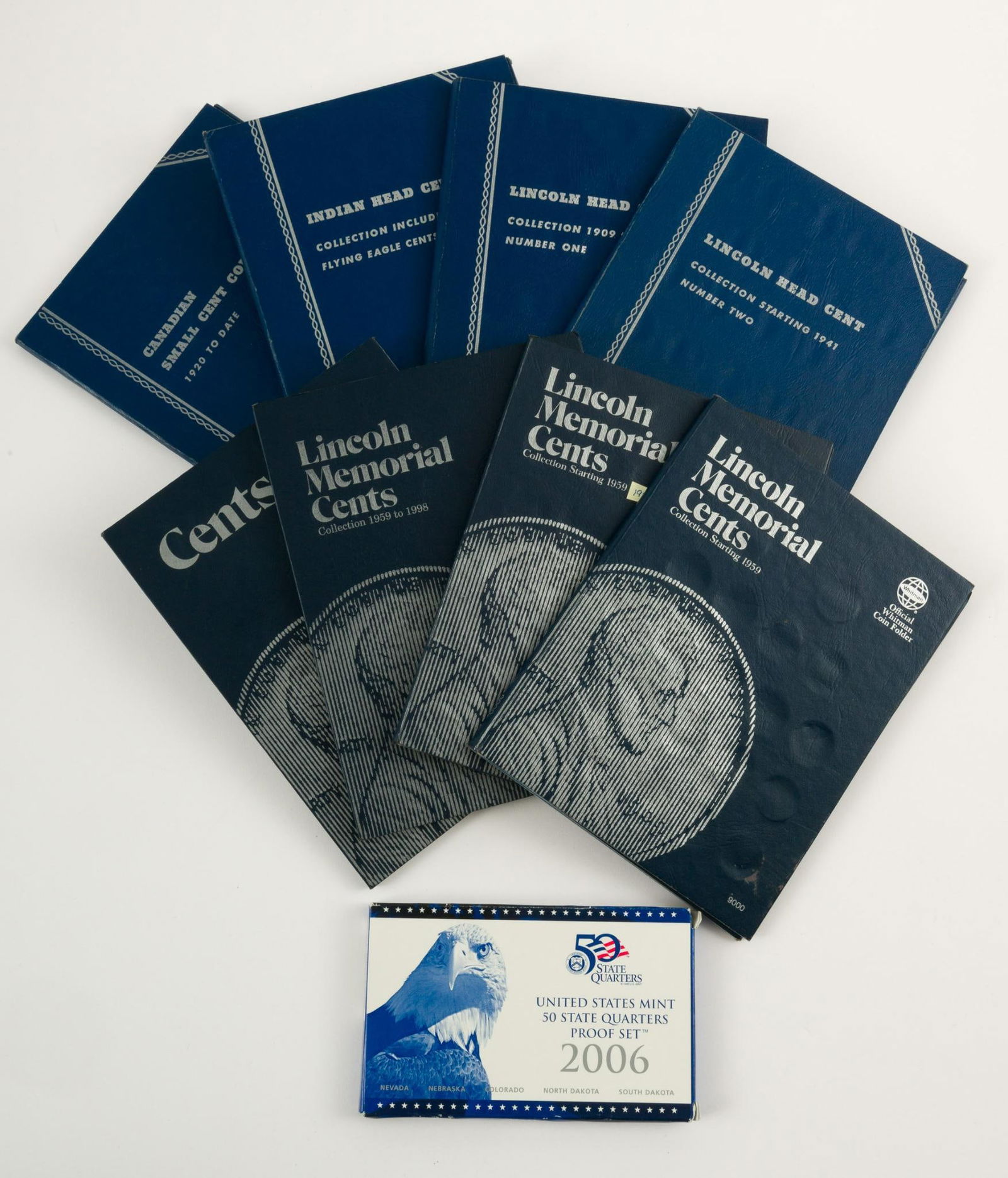 Set of Eight Whitman Small Cents U.S. and Canadian (1 of 20)