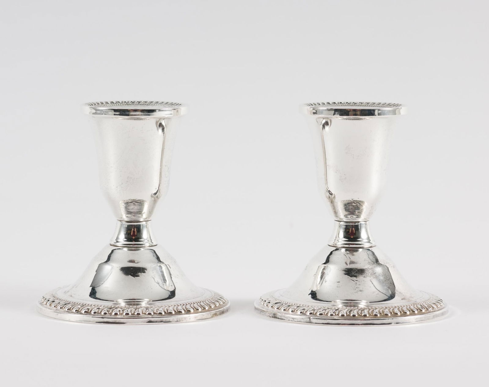 Pr. Mayflower Sterling Weighted Candlesticks (1 of 3)