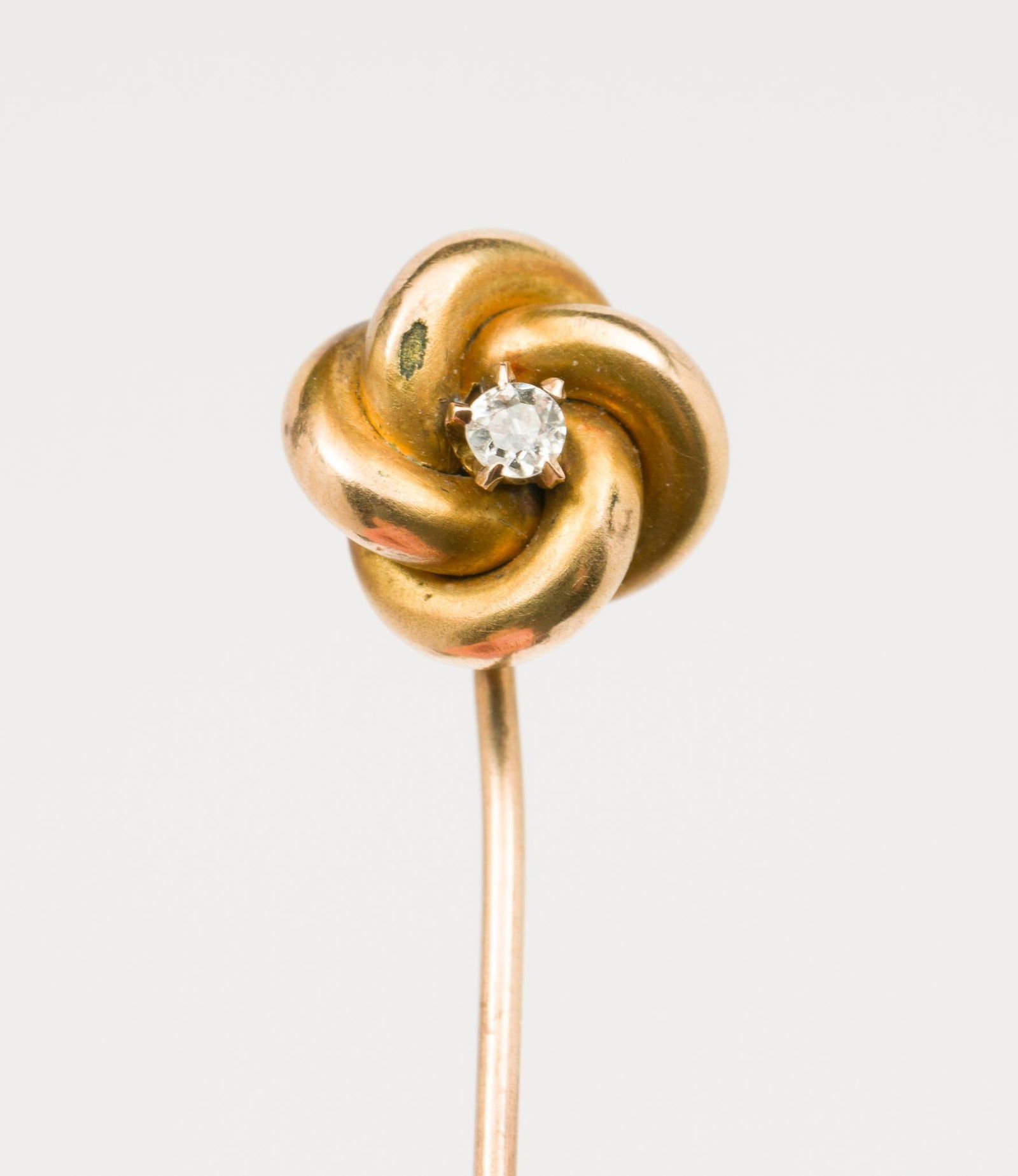 14k Gold & Diamond Stick Pin (1 of 3)
