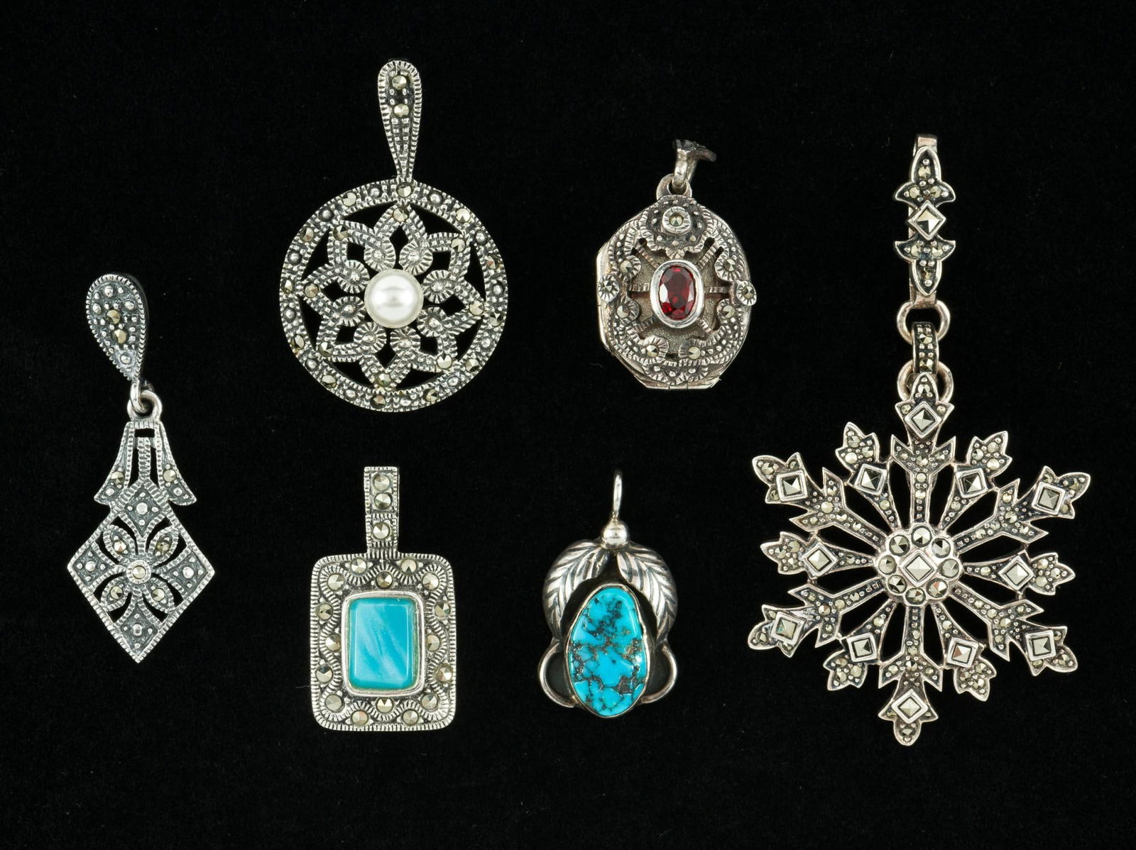 6 Sterling Pendants (1 of 6)