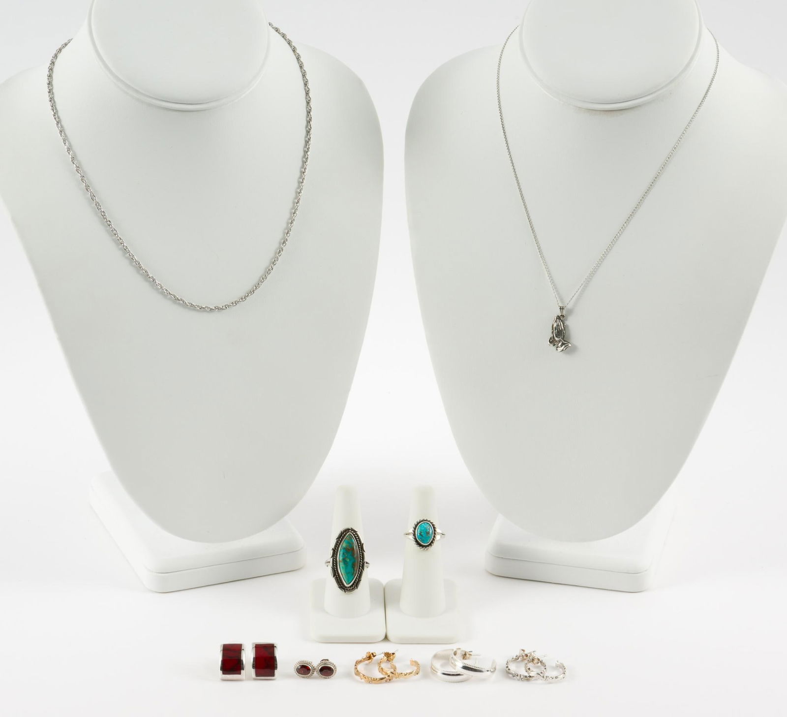 14 Pcs Sterling Jewelry (1 of 19)