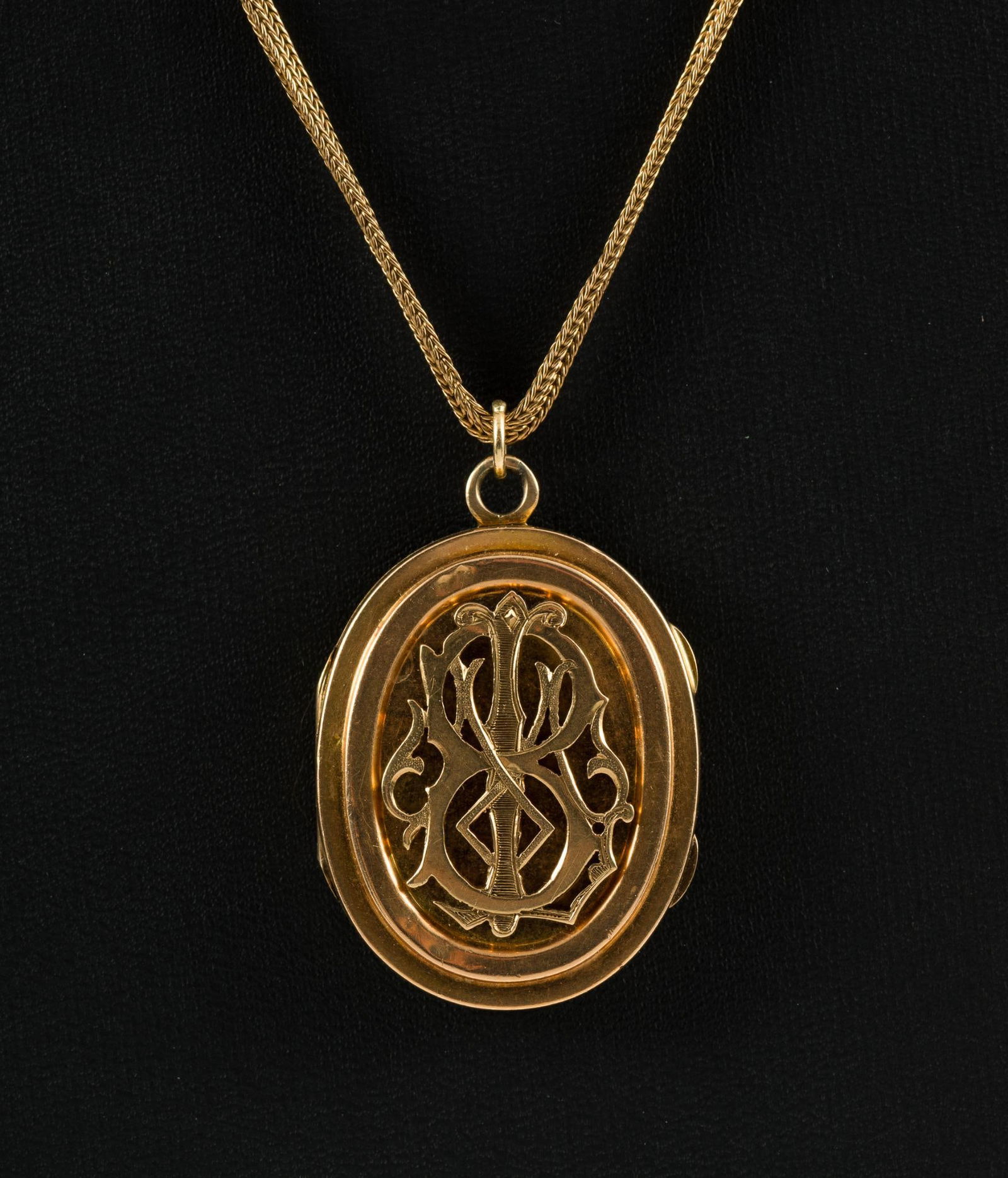 Victorian 14K Gold Locket Necklace (1 of 4)