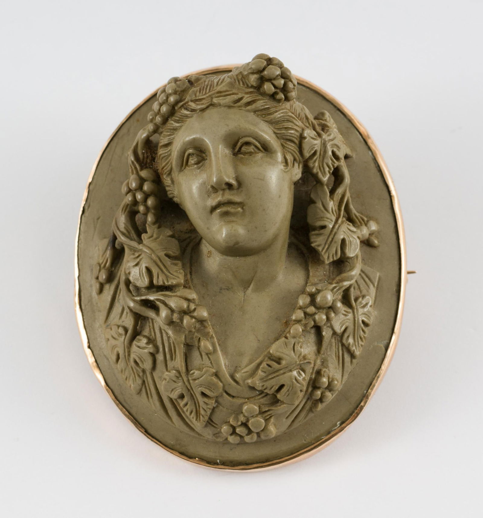 Lava Cameo Brooch (1 of 2)