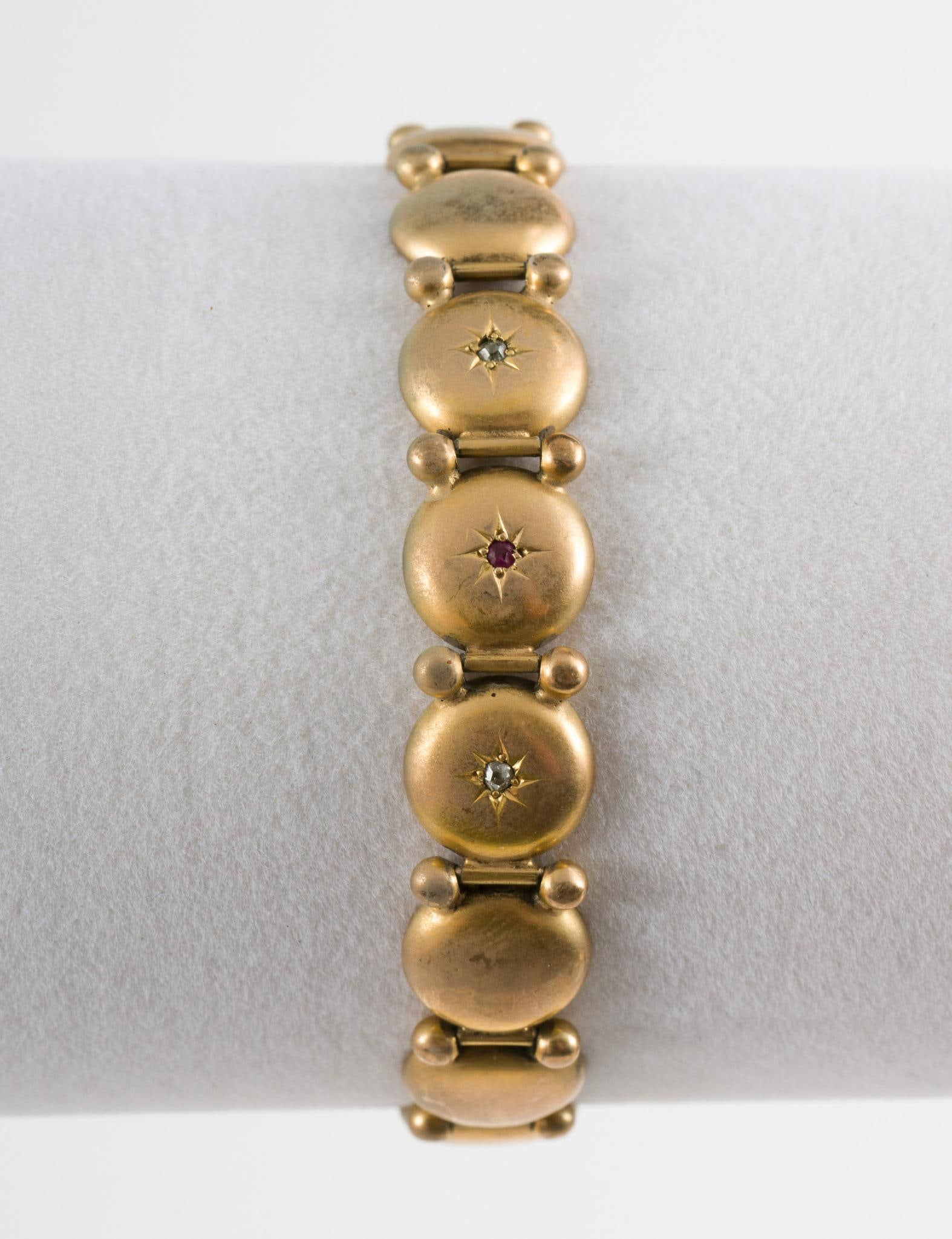 Victorian 14K Gold Bracelet (1 of 4)