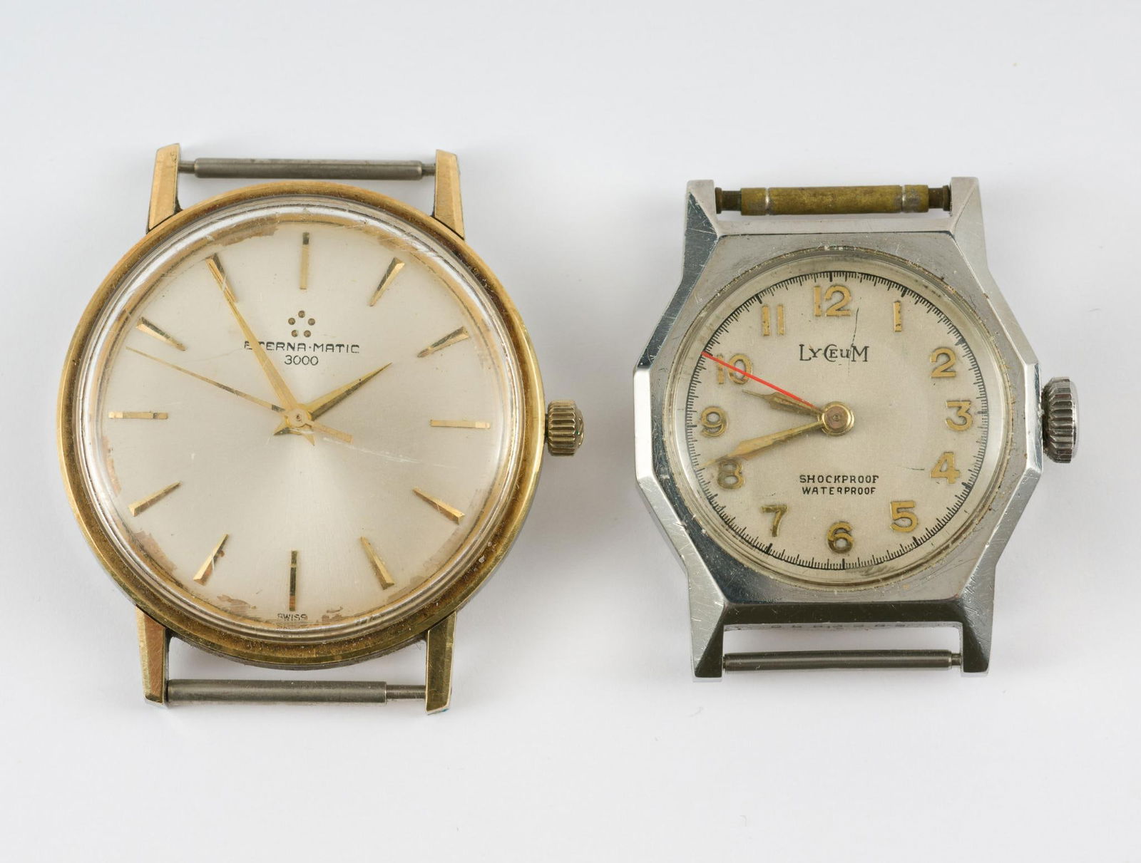 Pair of Wrist Watches Eterna Matic and Lyceum (1 of 2)