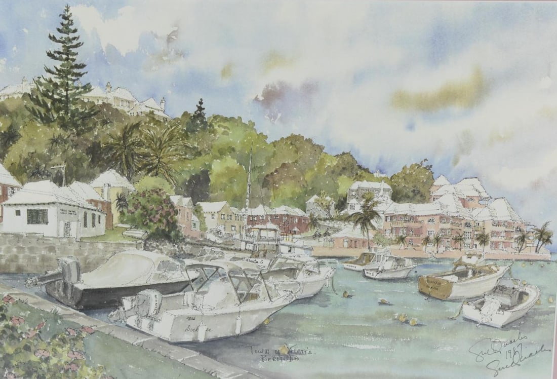 Sue Daniels "Town of Flatt's, Bermuda" Print (1 of 5)