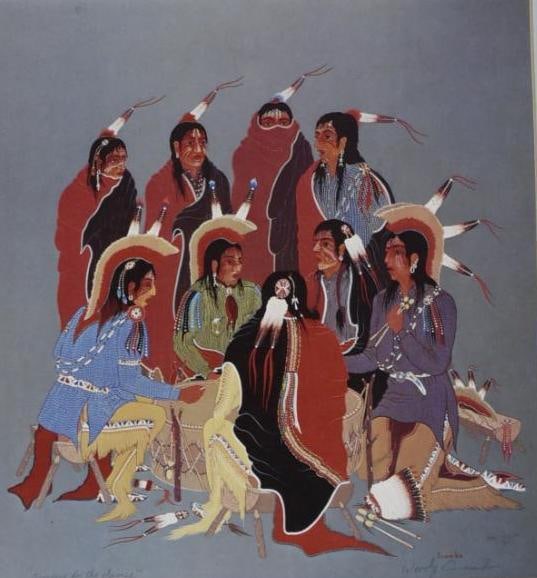 Woody Crumbo "Singers For the Dance" Ltd Ed Print (1 of 7)