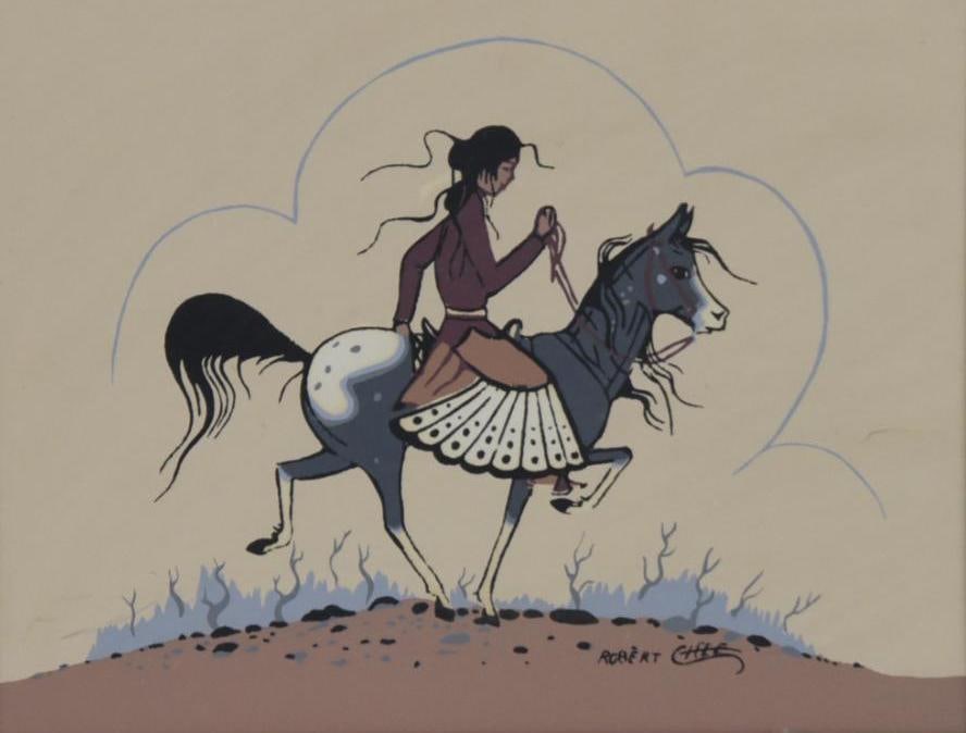 Robert Chee Navajo Horseback Rider Print (1 of 5)