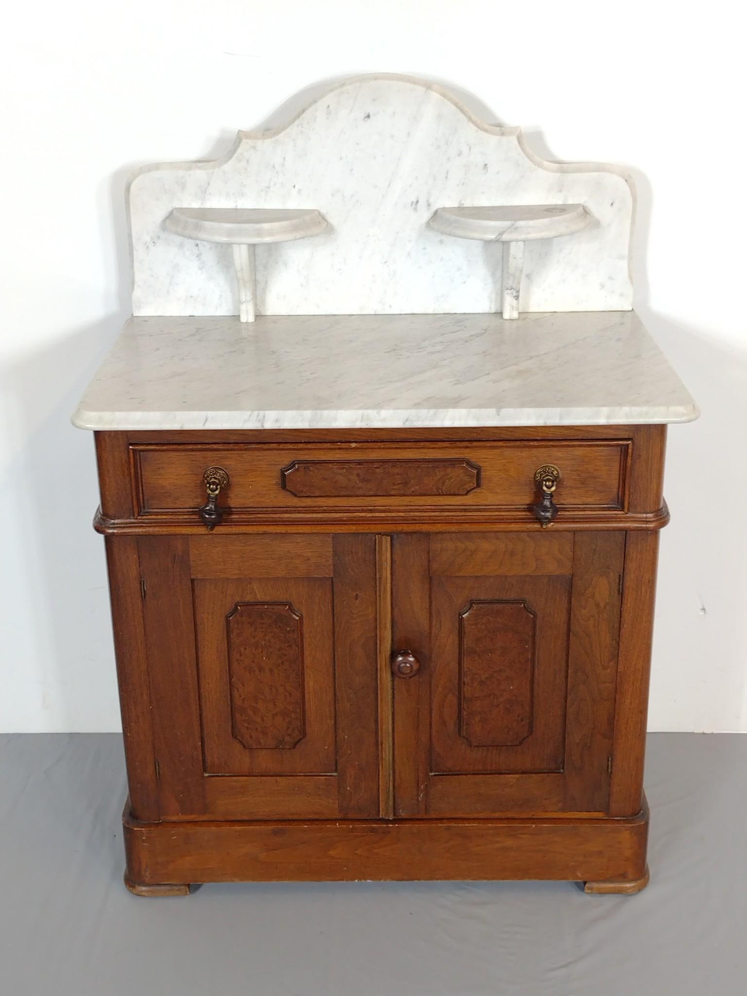 Antique Marble Top Wash Stand (1 of 6)